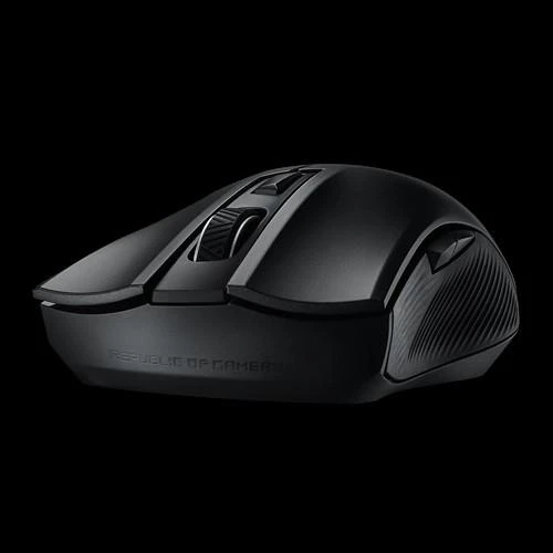 ASUS ROG Strix Carry kompiuterinė pelė RF belaidis + „Bluetooth“ Optinis 7200 DPI dešinei rankai