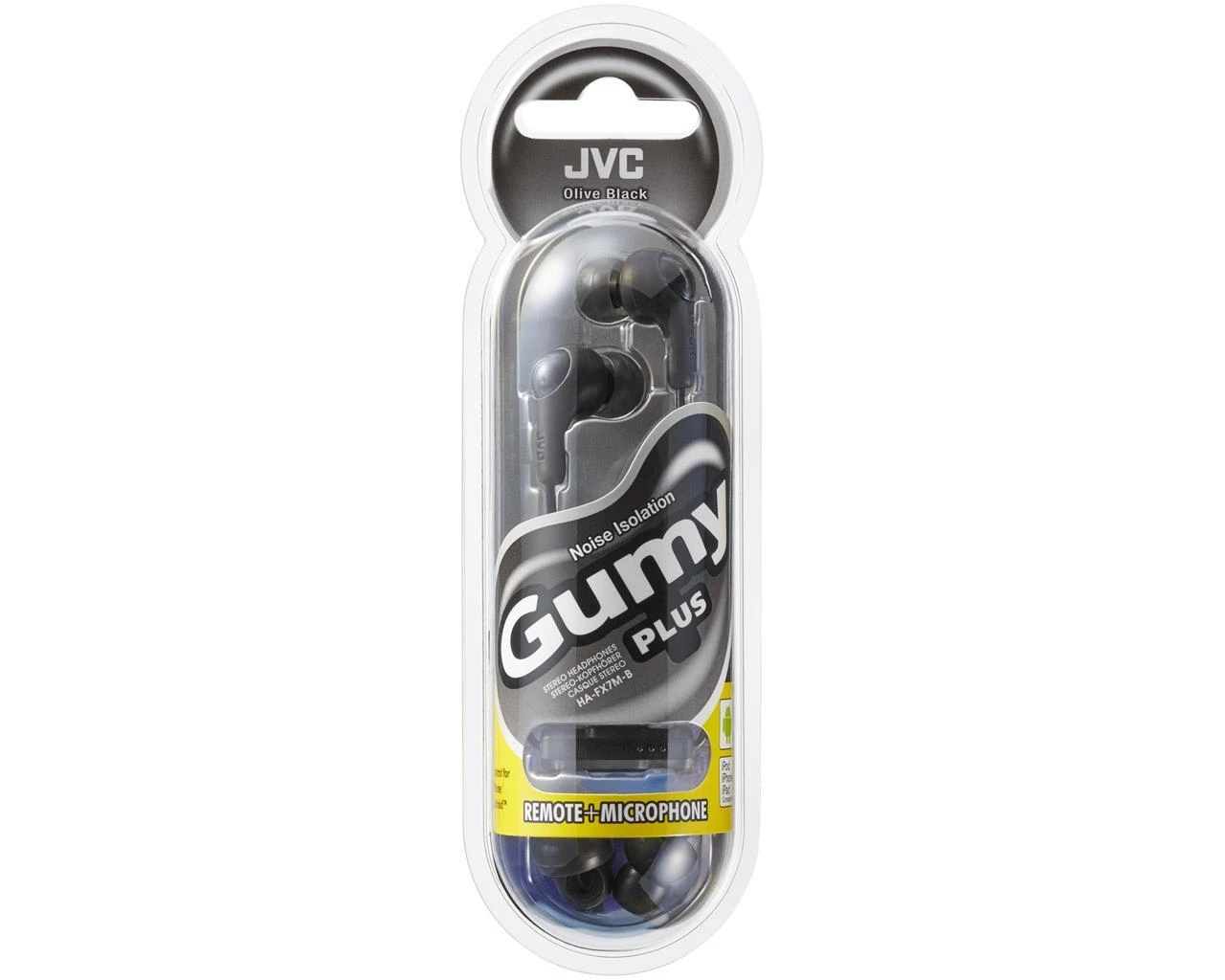 JVC HA-FX7M-B-E ausinių pakuotė