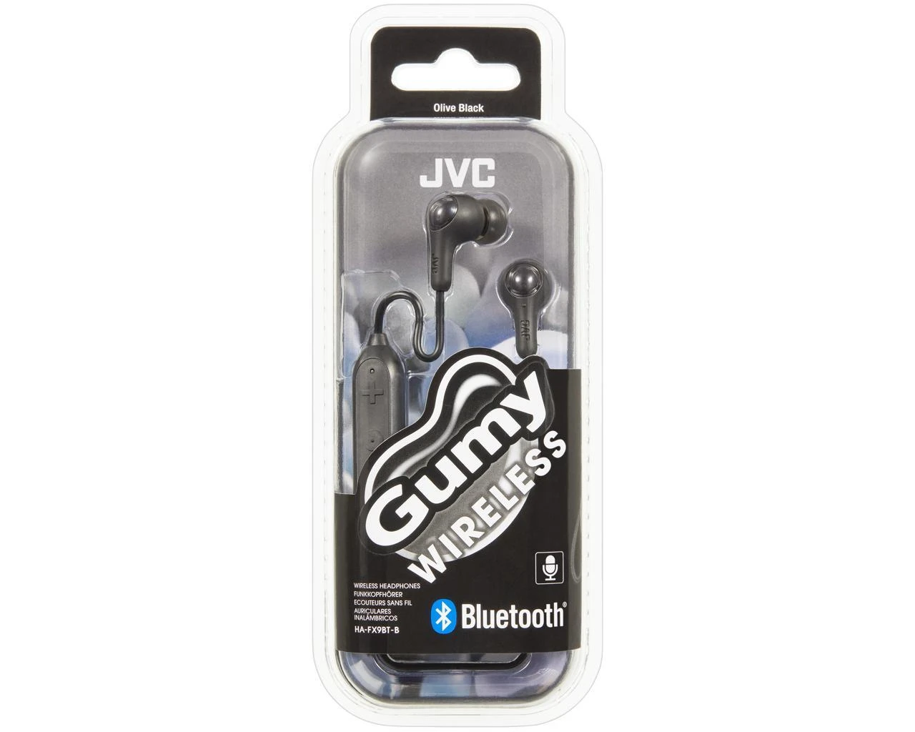 JVC Gumy belaidės ausinės pakuotėje