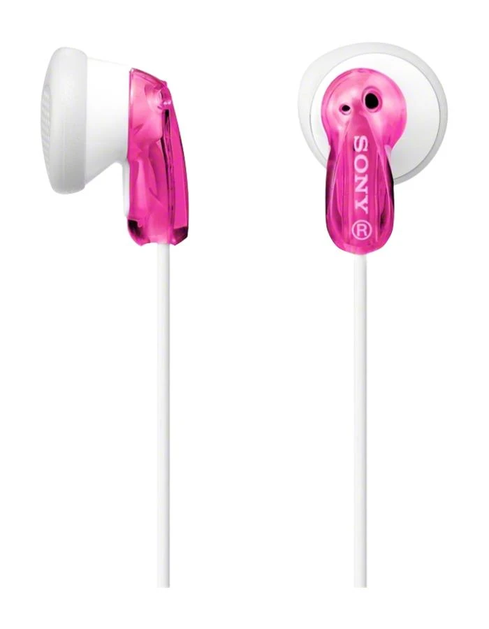 Sony MDR-E9LPP rožinės ausinės iš dviejų kampų