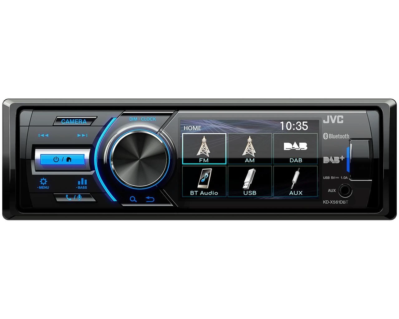 JVC KD-X561DBT magnetola su skaitmeniniu ekranu