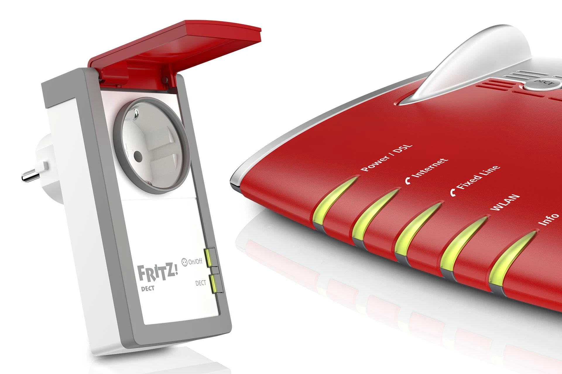AVM FRITZ!DECT 210 išmanusis kištukas Balta 3450 W