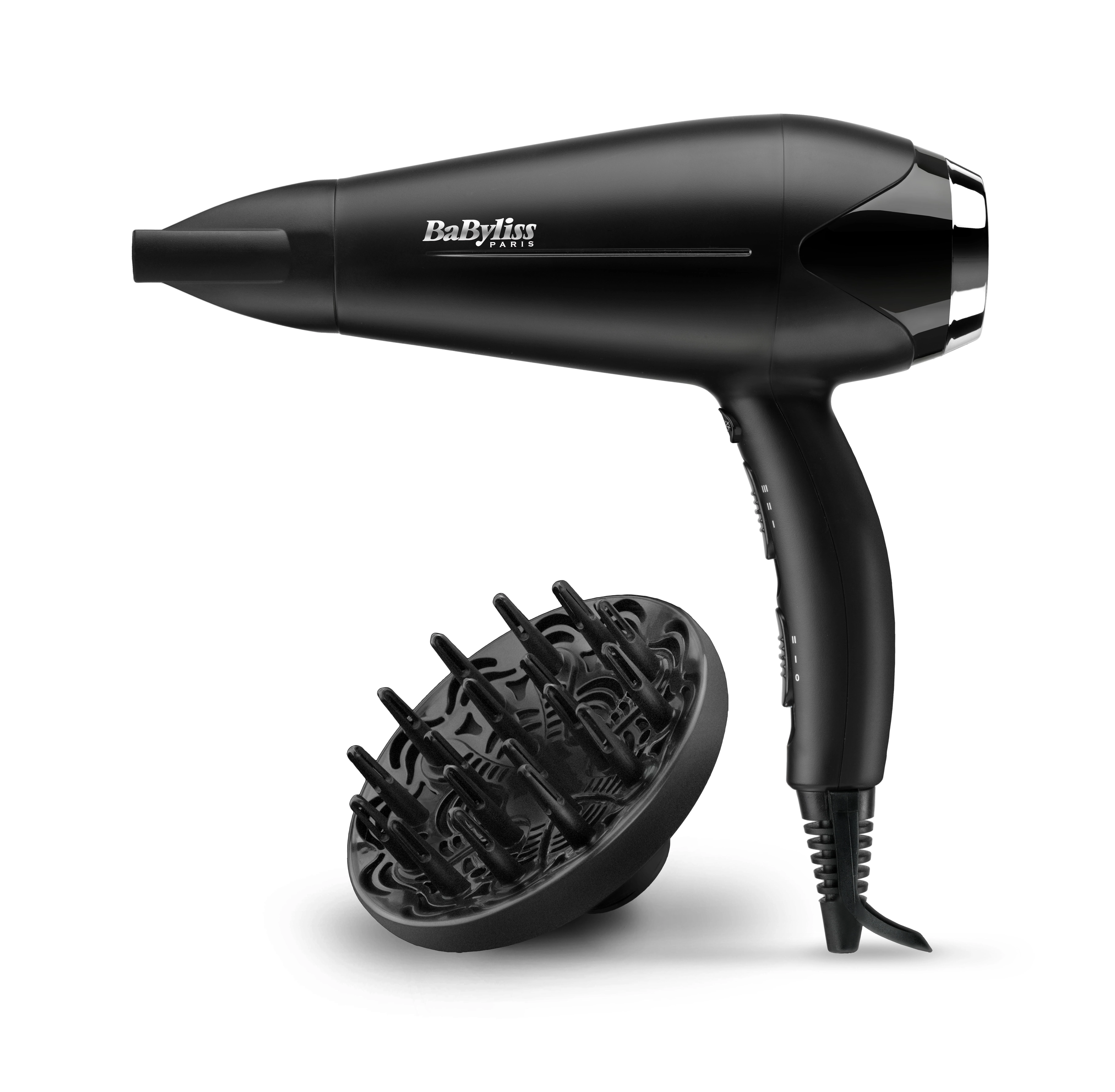 BaByliss D572DE plaukų džiovintuvas Juoda 2200 W