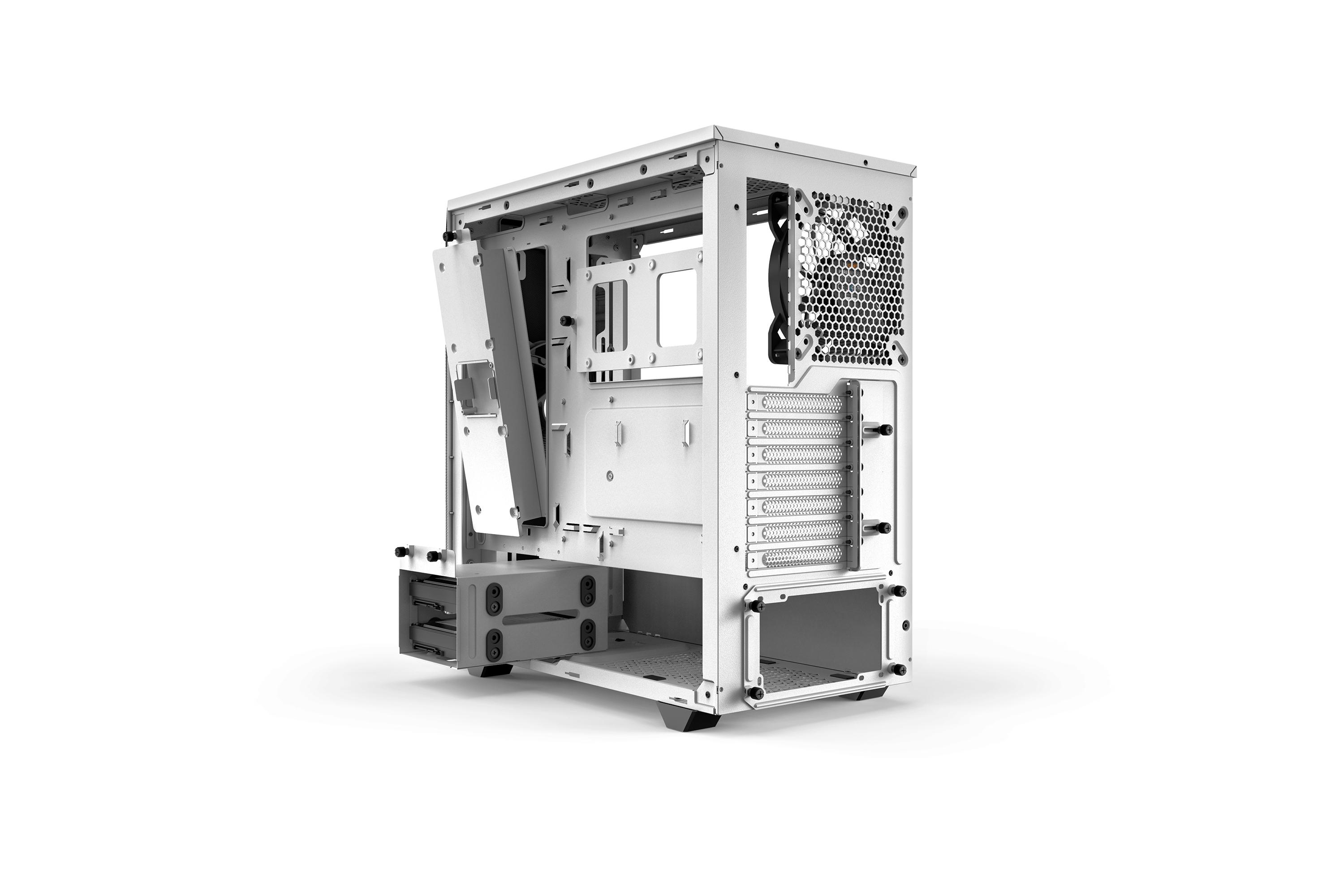 DARBUOTI! BG035 Be Quiet! Pure Base 500, baltas, ATX, M-ATX, mini-ITX dėklas