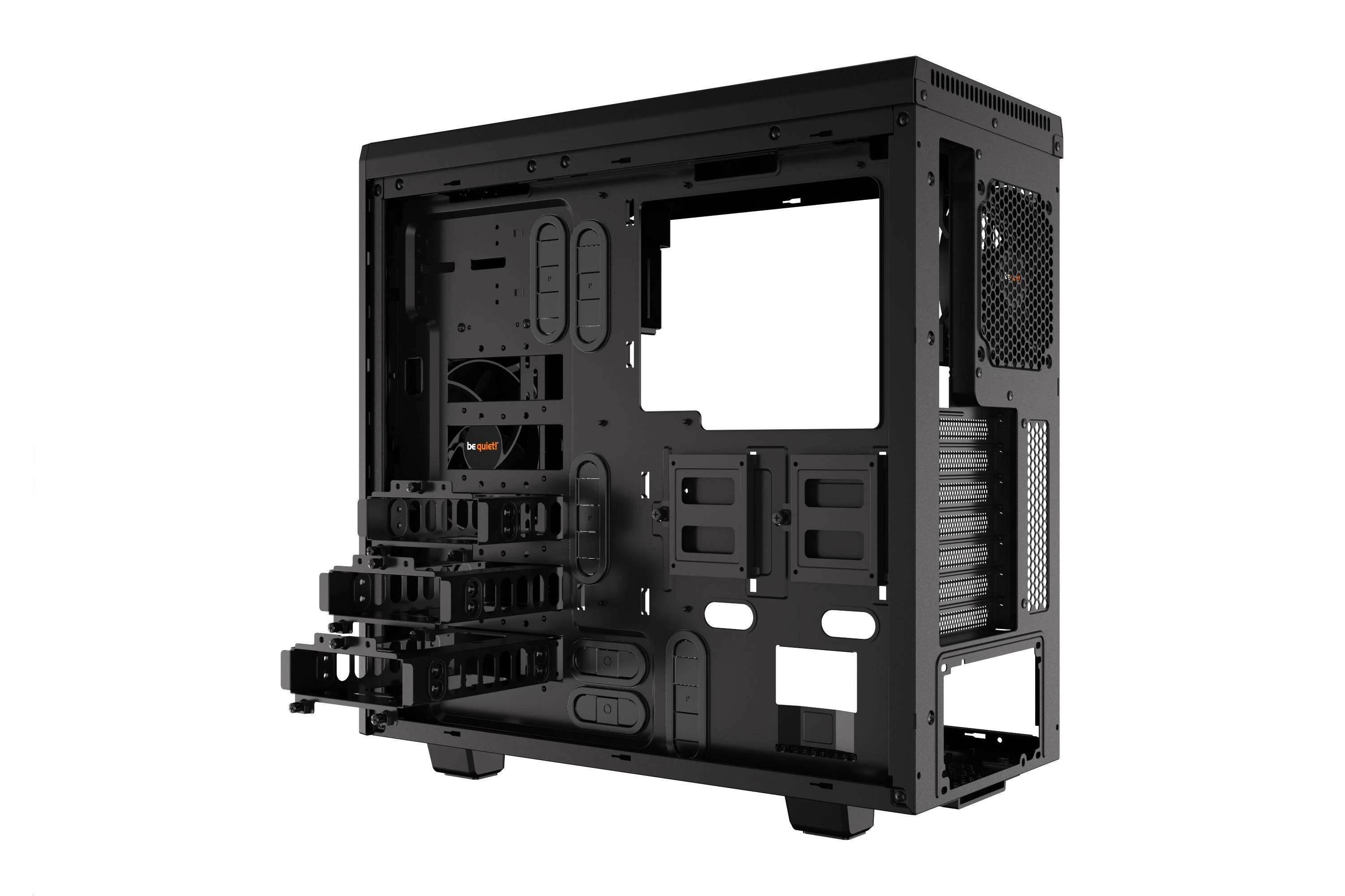 BE QUIET PURE BASE 600 Langas Juodas Midi bokštas su apžvalgos langu