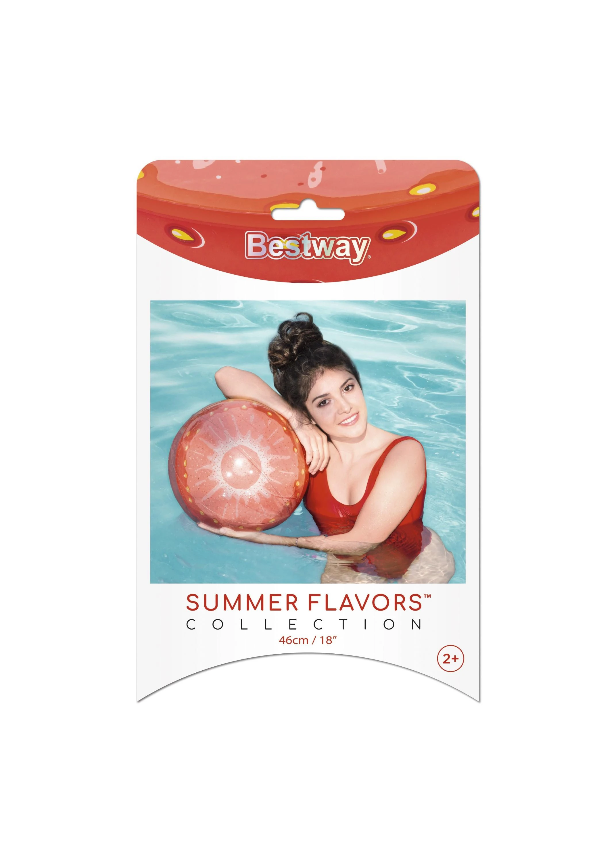 BESTWAY paplūdimio kamuolys Fruit 46cm, assort., 31042