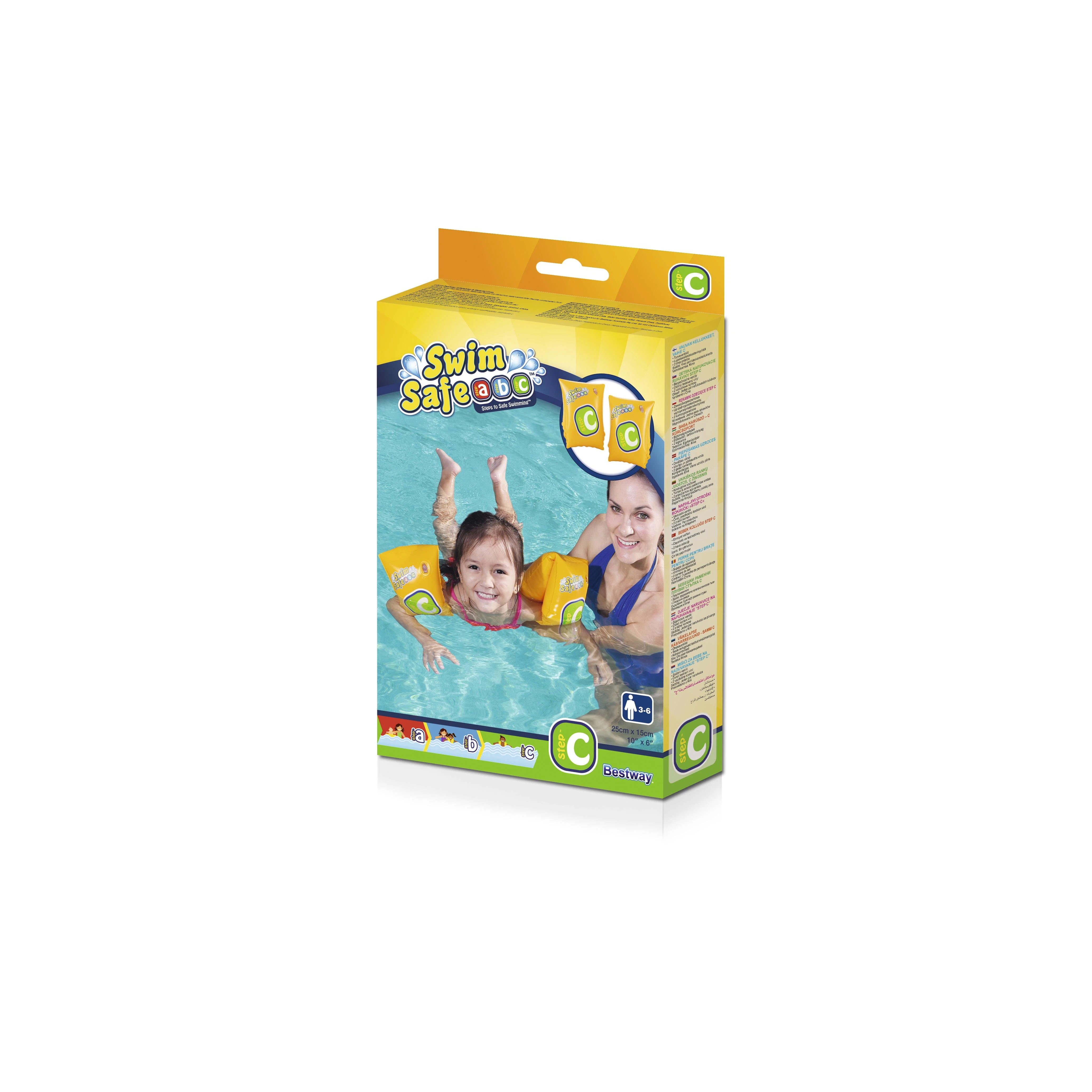 BESTWAY plaukimo rankovės Swim Safe Step C 25x15cm 32033