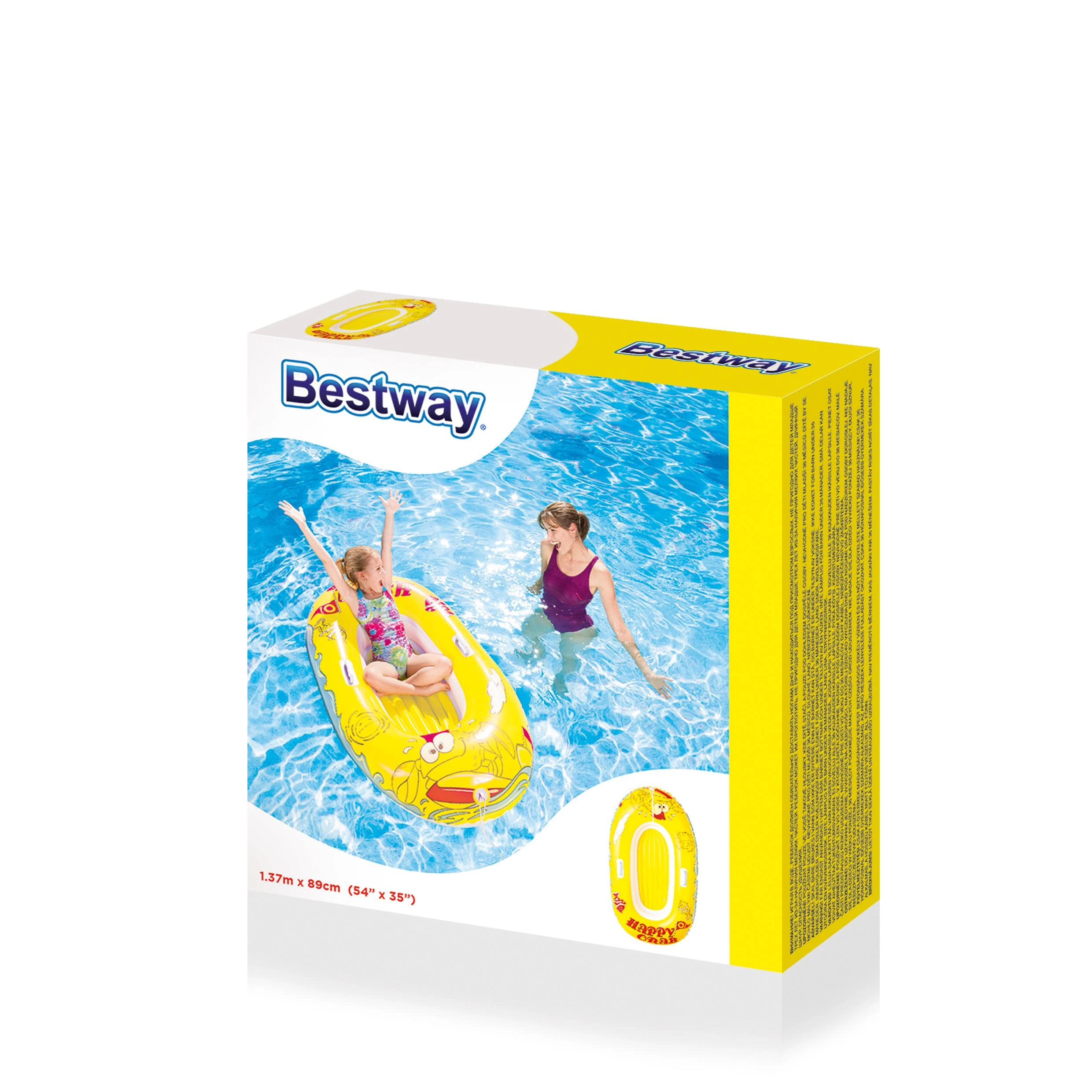 BESTWAY valtis Happy Crustacean Junior 1,19m x 79cm., assorti, 34009
