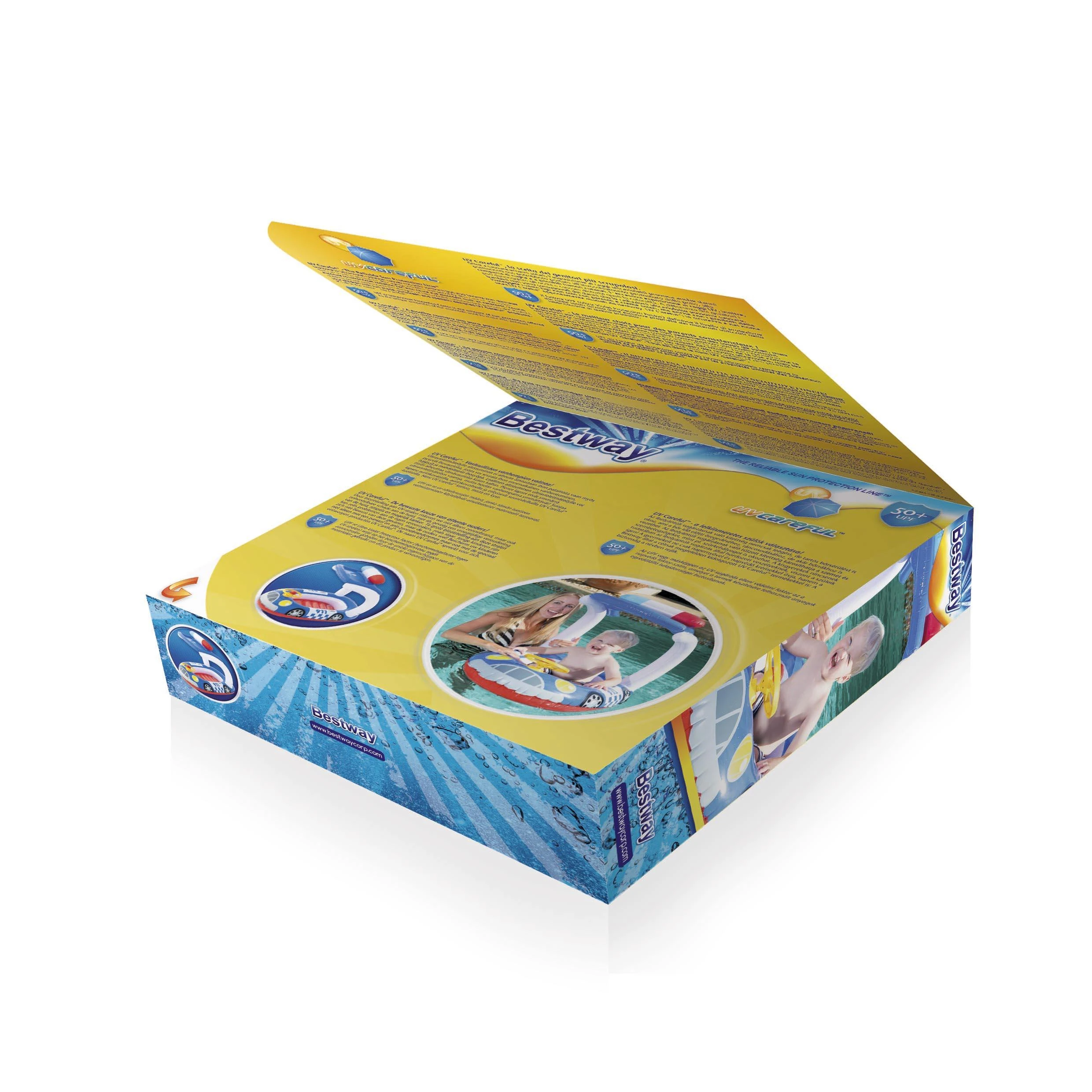 BESTWAY pripučiama mašinėlė UV 98cm x 66cm, asort., 34103