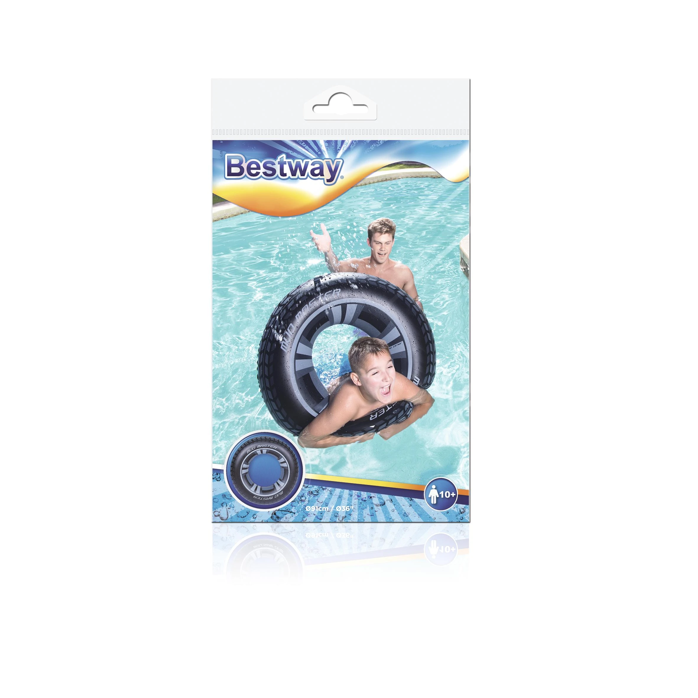 Bestway 36016 plūduriuojantis gaminys baseinui / paplūdimiui Juoda Plaukimo ratas Vinilas