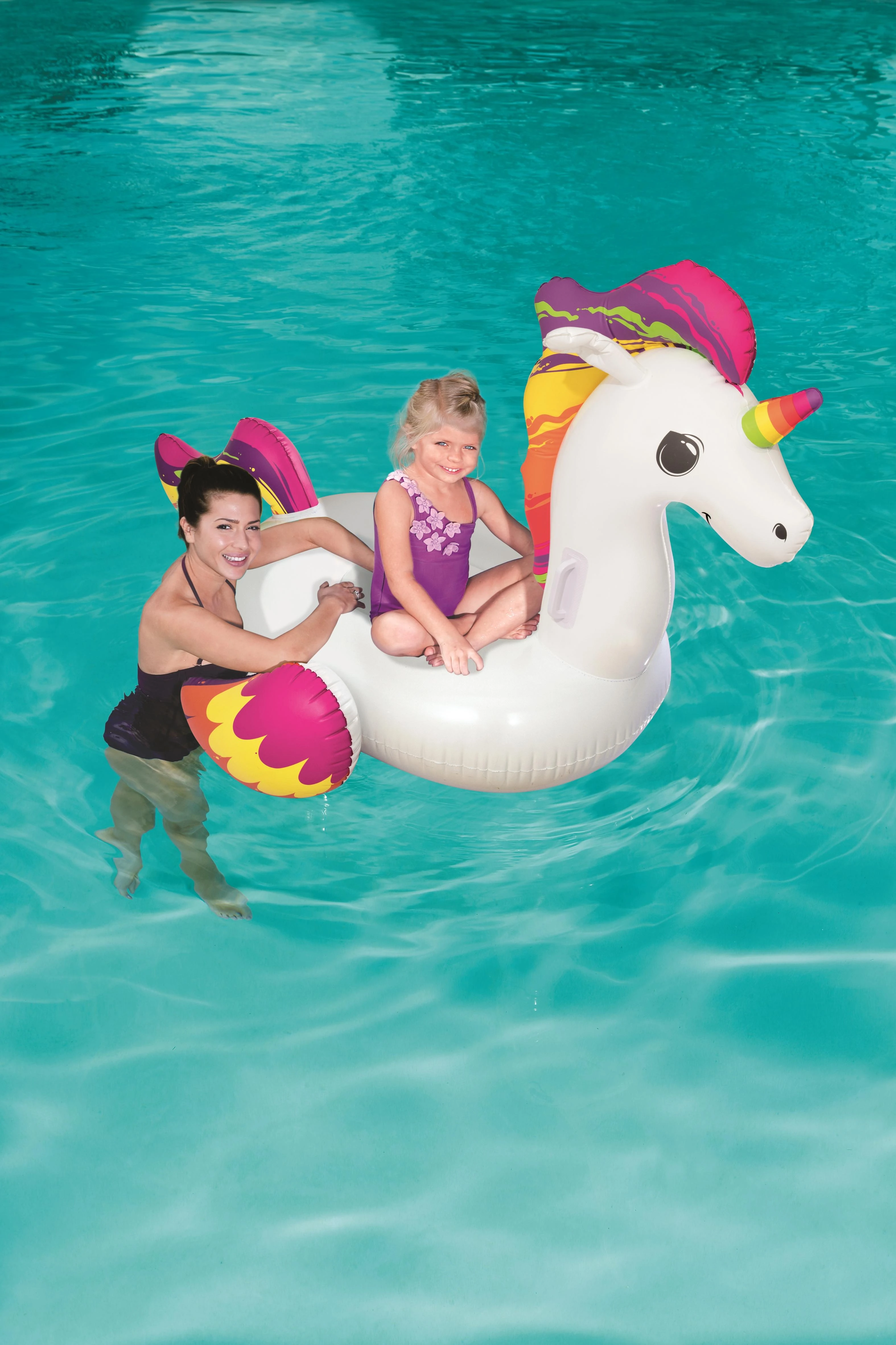 BESTWAY pripučiamas vienaragis Fantasy 1.50m x 1.17m, 41114