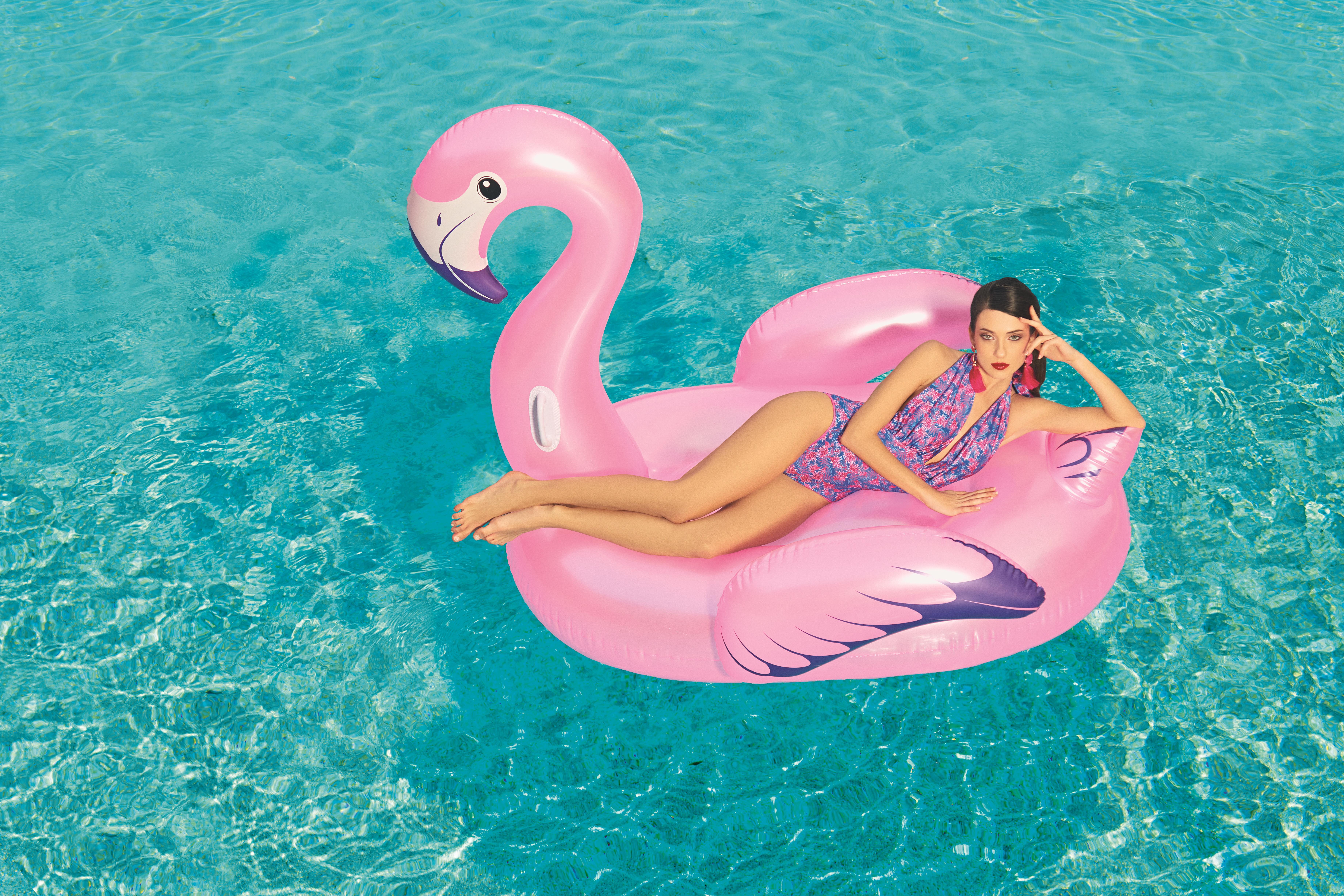 BESTWAY pripučiamas Flamingas, 1,73m x 1,70m, 41119