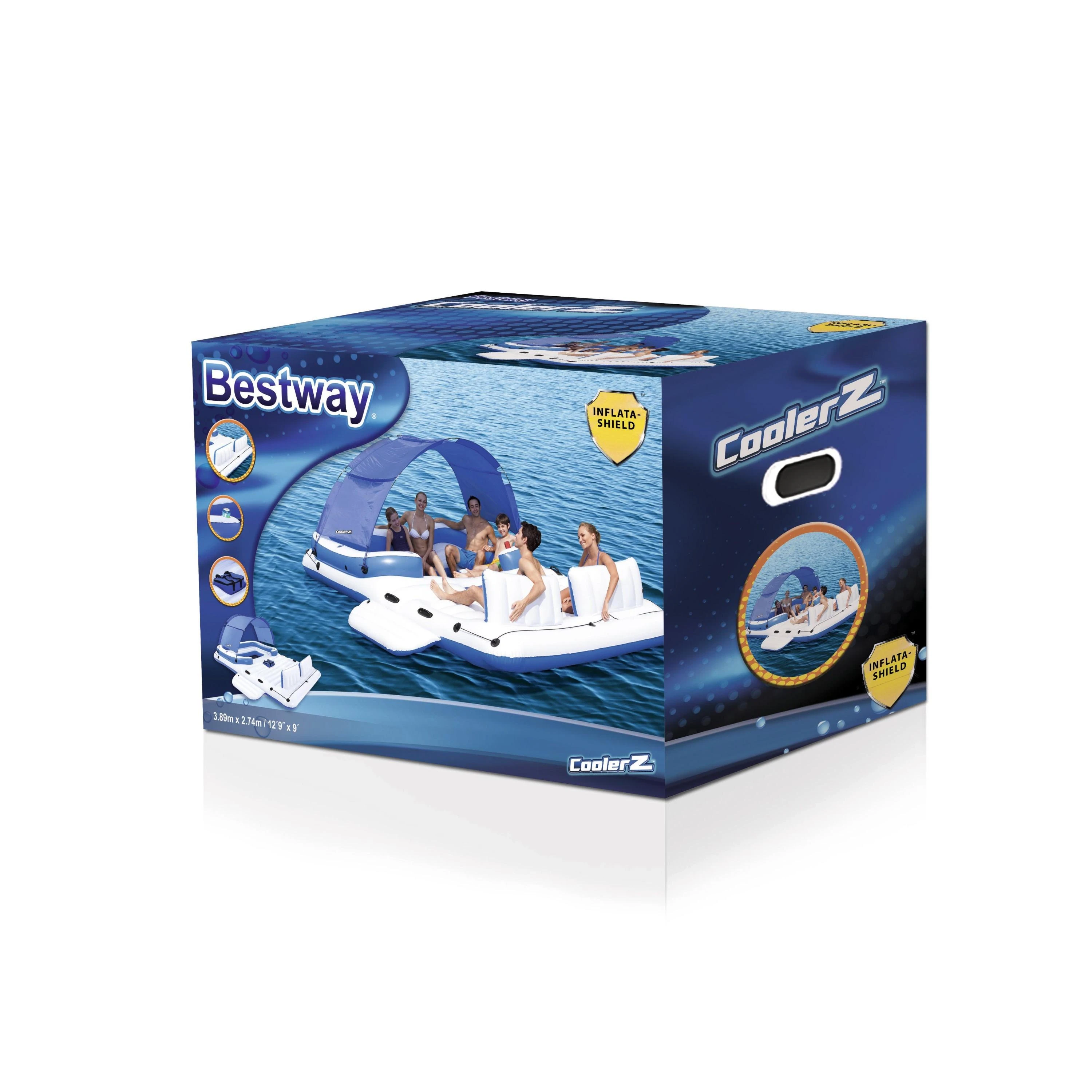 Bestway 43105 plūduriuojantis gaminys baseinui / paplūdimiui Mėlyna, Balta Plūduriuojanti salelė Raštas Vinilas