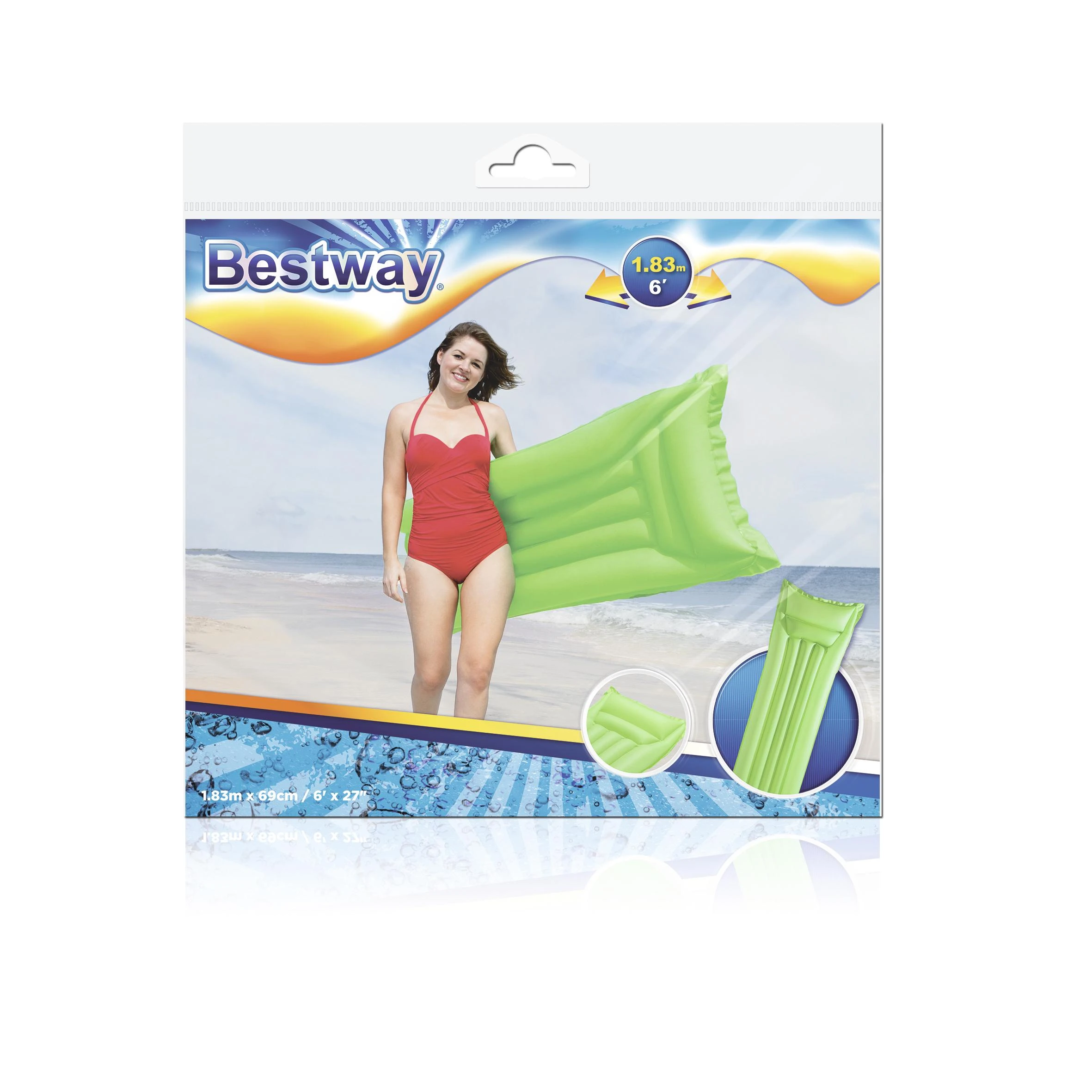 BestWay čiužinys pripučiamas paplūdimio 183x69cm art.44007eu