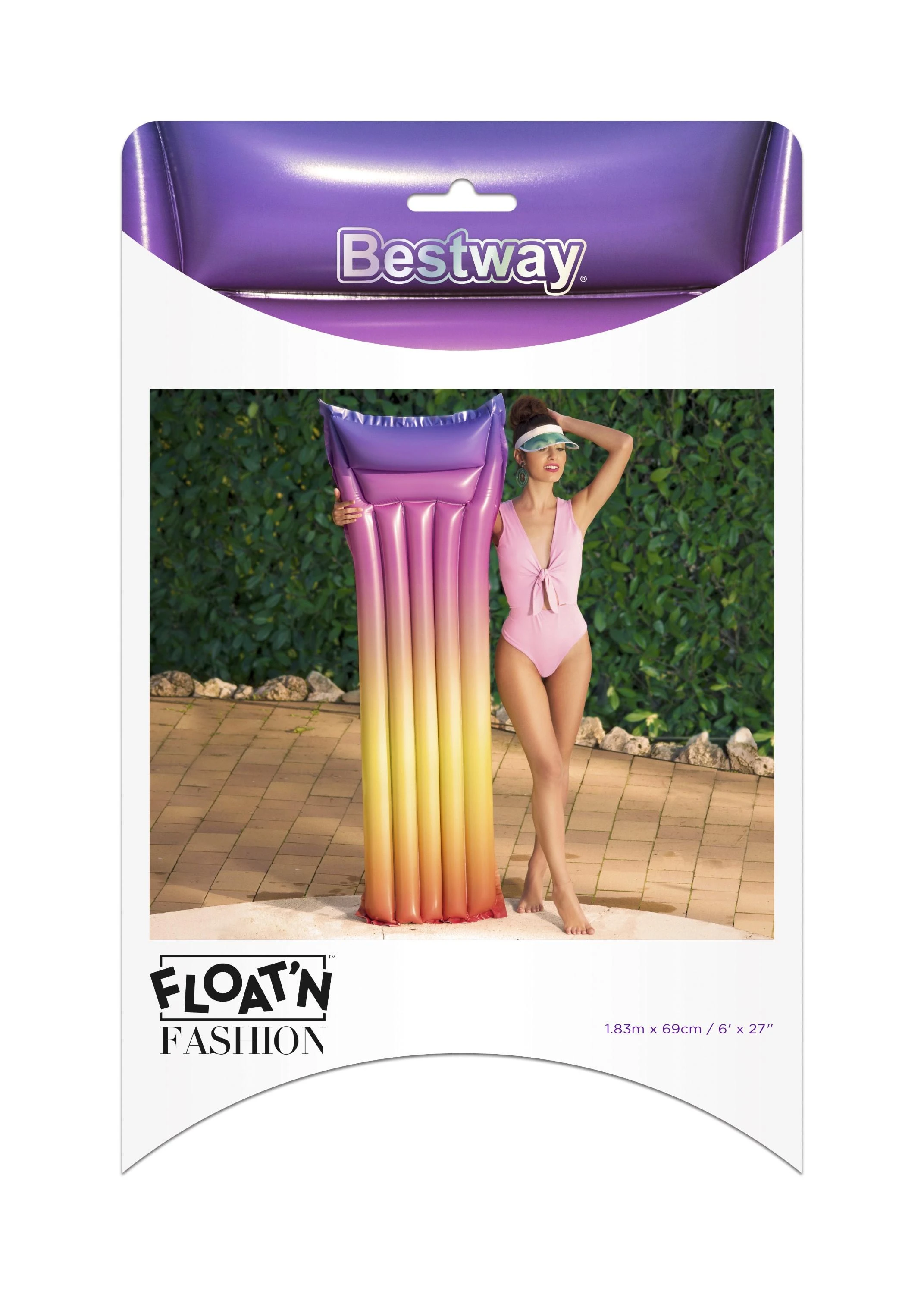 Bestway 44041 plūduriuojantis gaminys baseinui / paplūdimiui Multi spalvos Plūduriuojantis čiužinys Raštas Vinilas