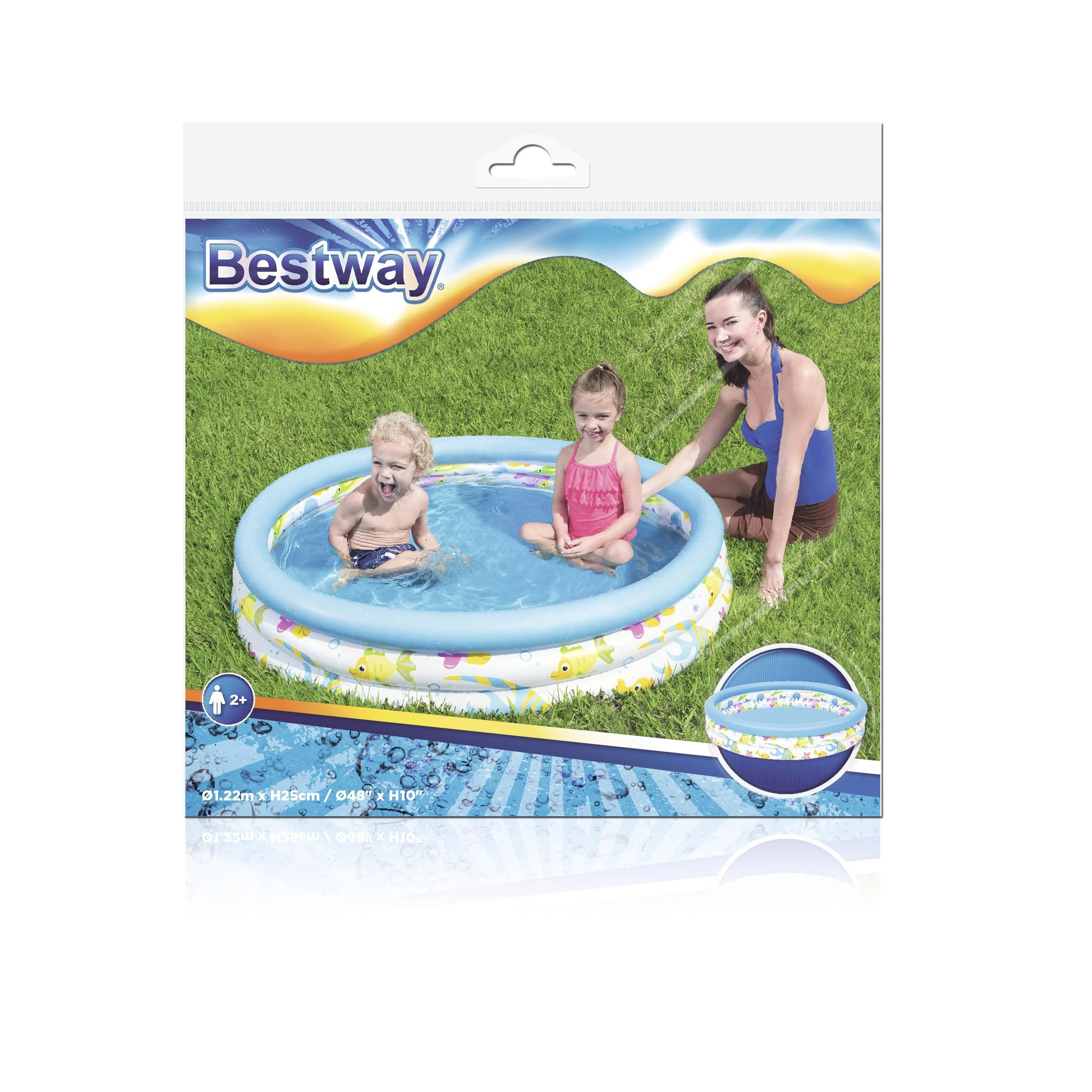 Bestway 51009 vaikiškas žaidimų baseinas