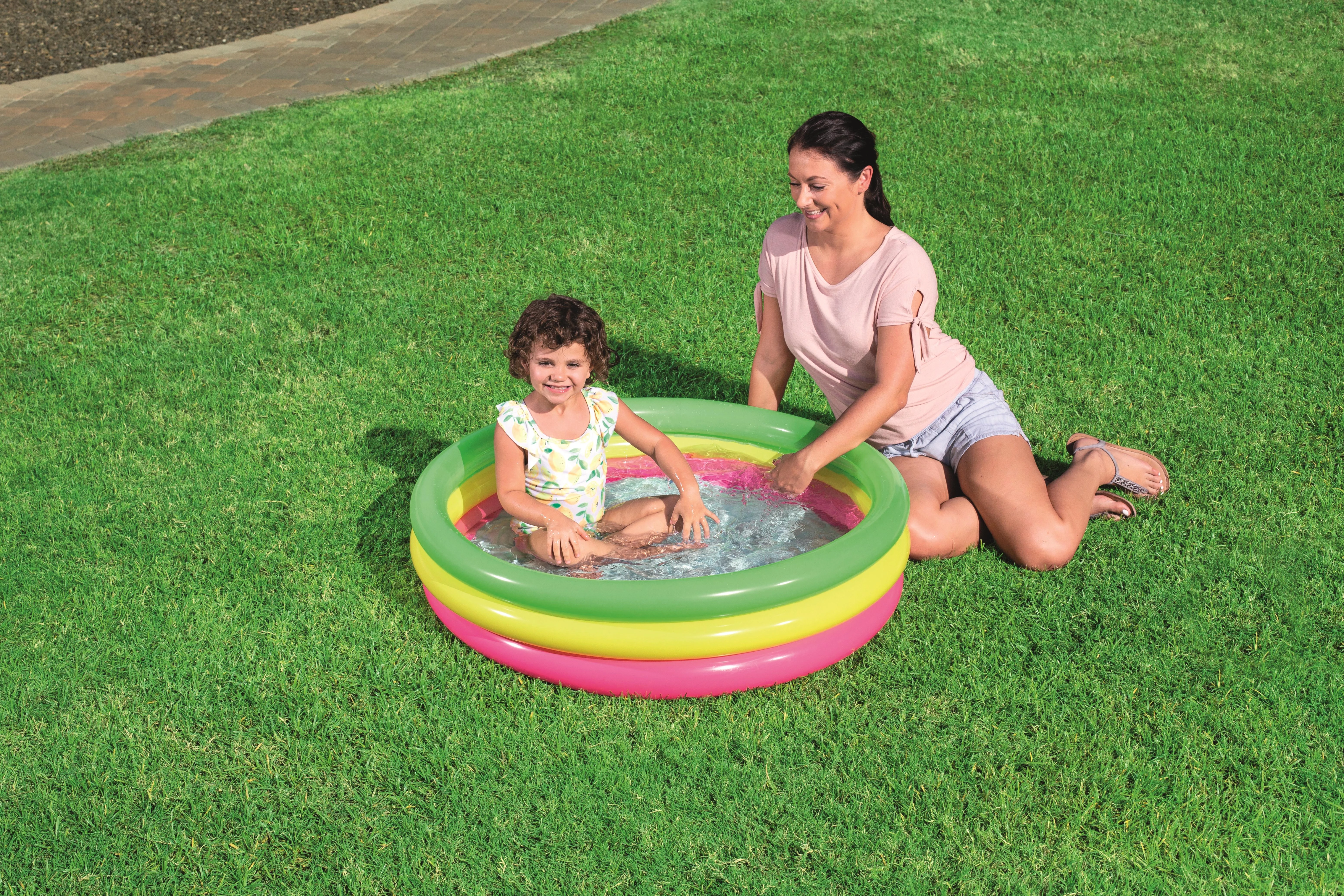 BESTWAY pripučiamas baseinas 102cm x 25cm, 51104