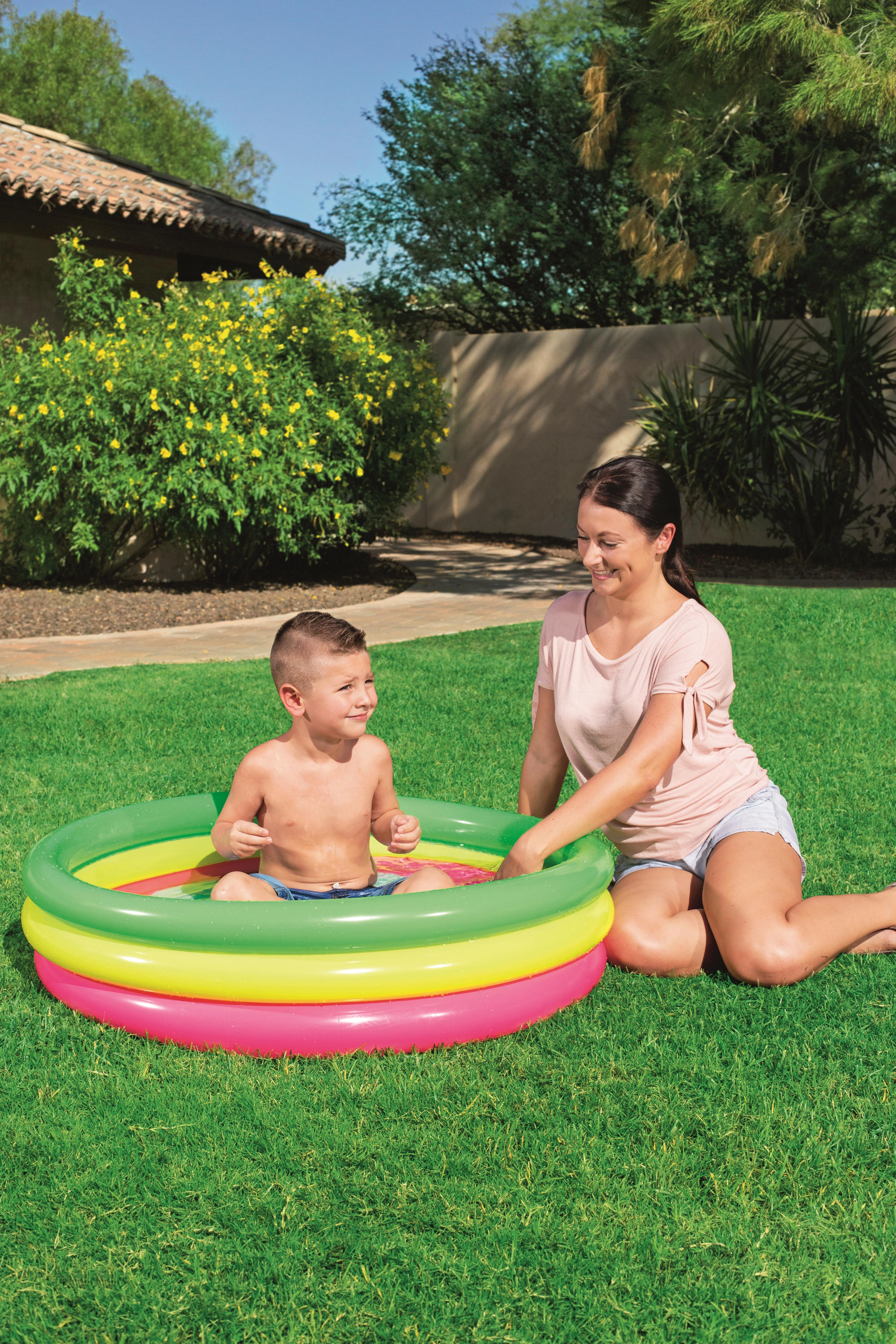 BESTWAY pripučiamas baseinas 102cm x 25cm, 51104