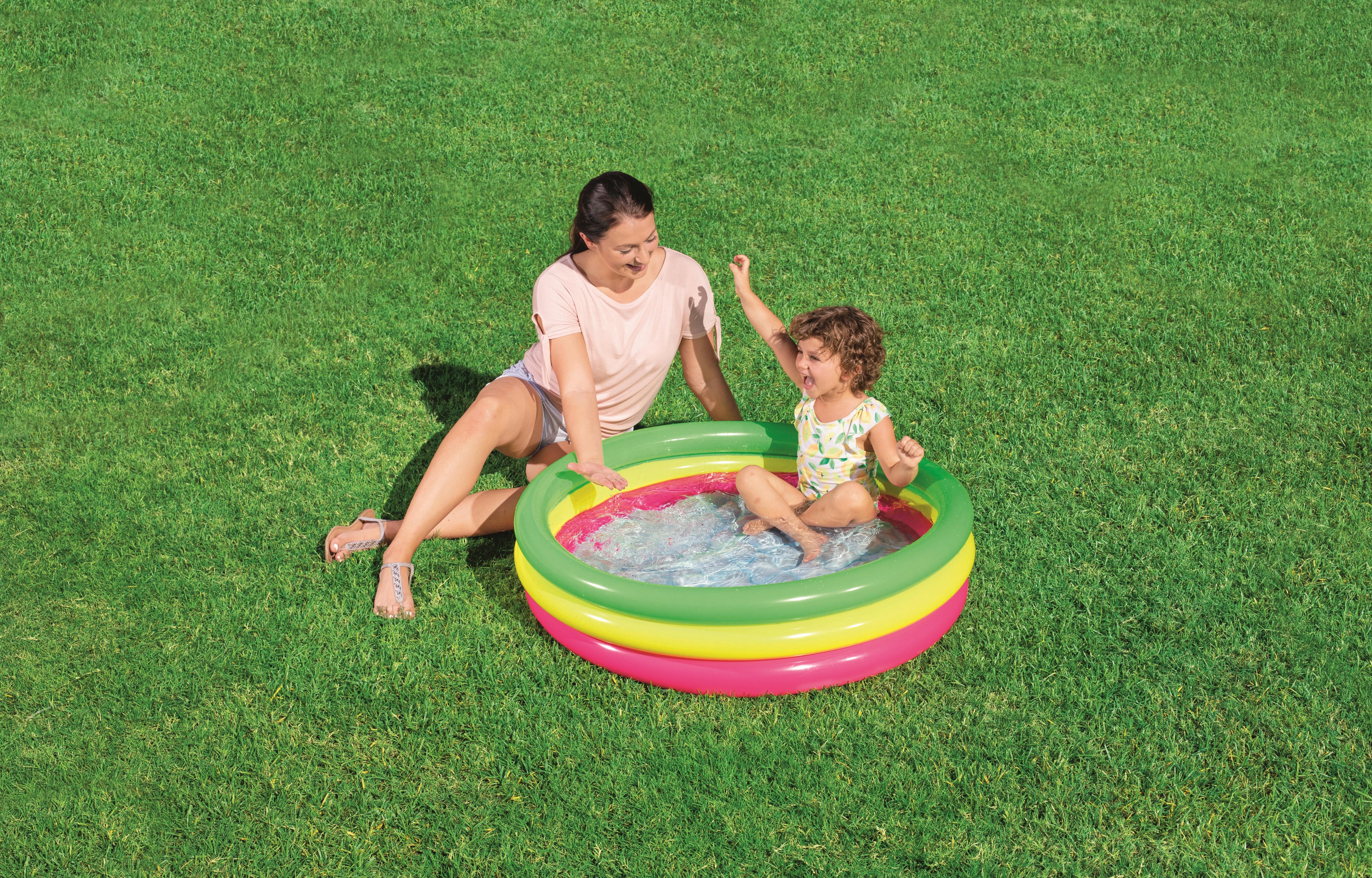 BESTWAY pripučiamas baseinas 102cm x 25cm, 51104