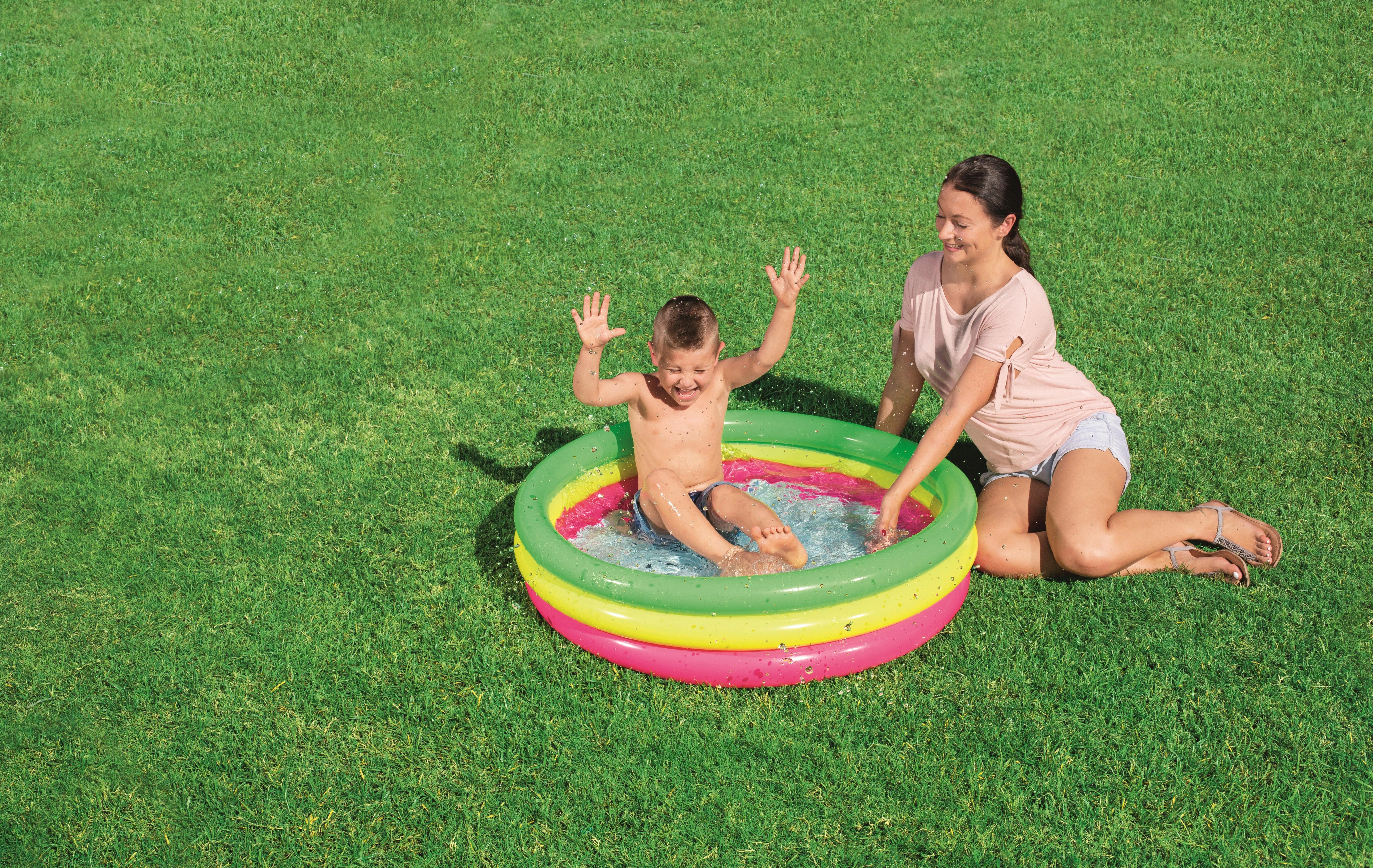 BESTWAY pripučiamas baseinas 102cm x 25cm, 51104