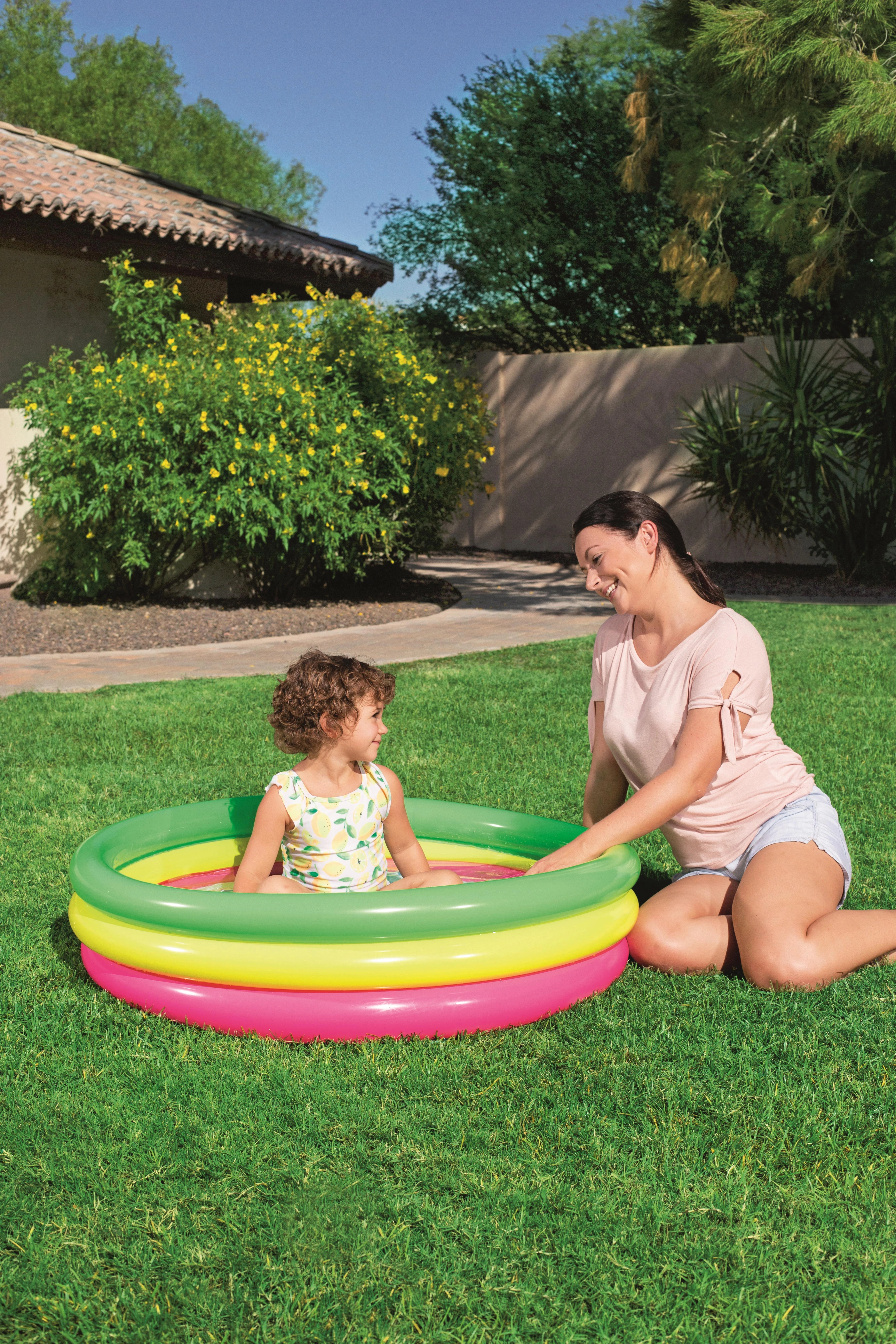 BESTWAY pripučiamas baseinas 102cm x 25cm, 51104