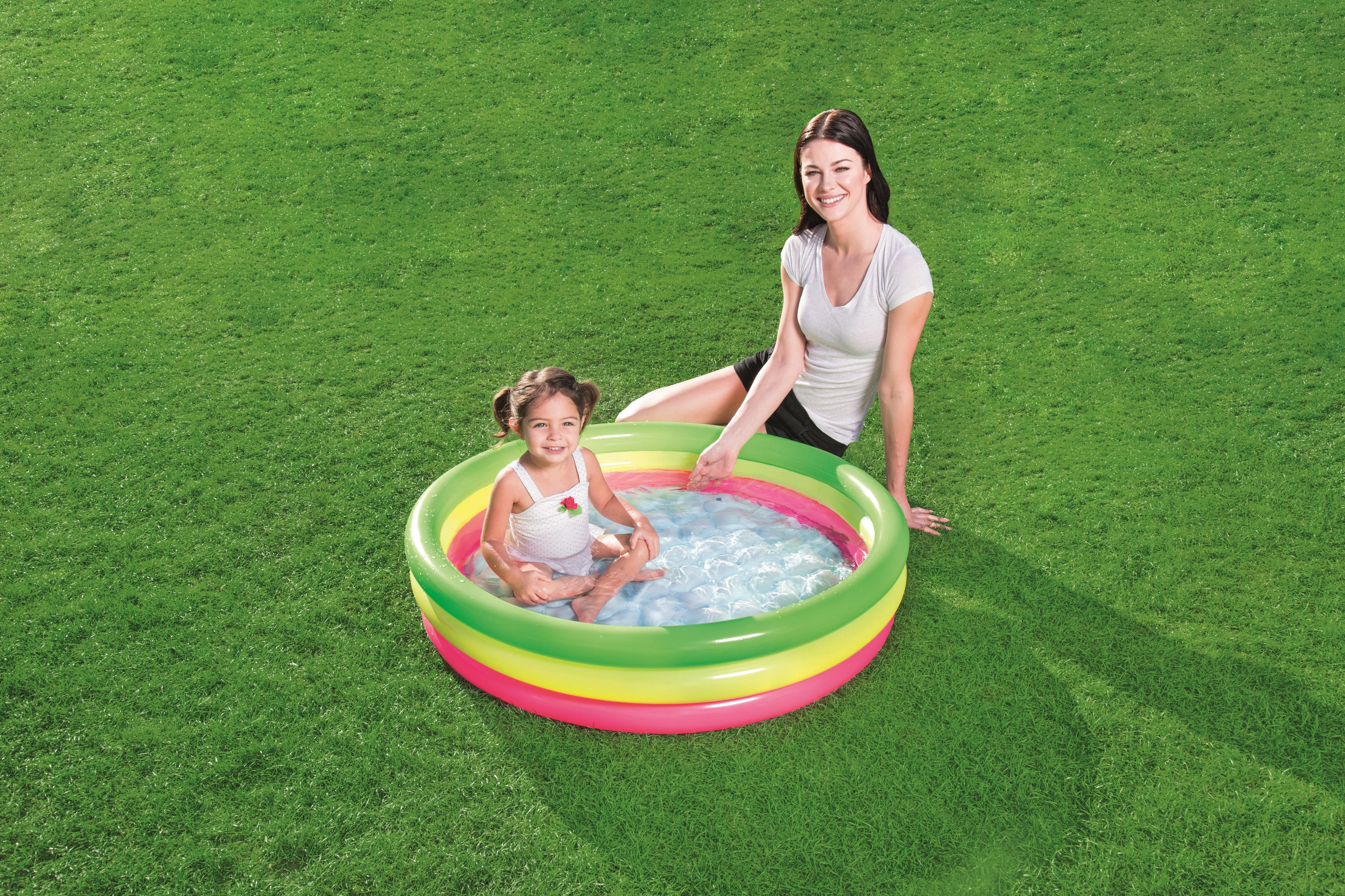 BESTWAY pripučiamas baseinas 102cm x 25cm, 51104