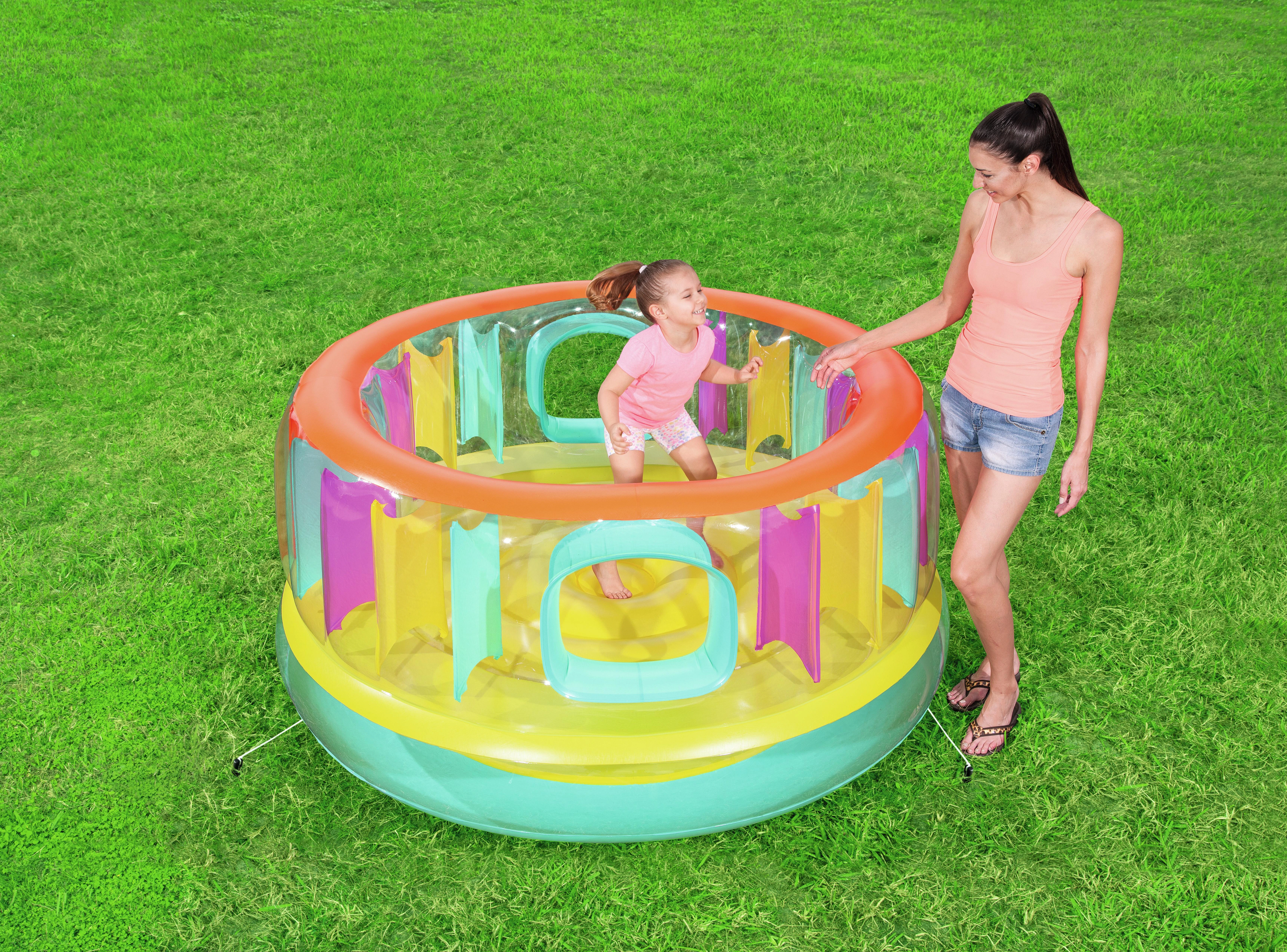 BESTWAY pripučiamas batutas BounceJam Bouncer, skersmuo 1.80m x H86cm, 52262