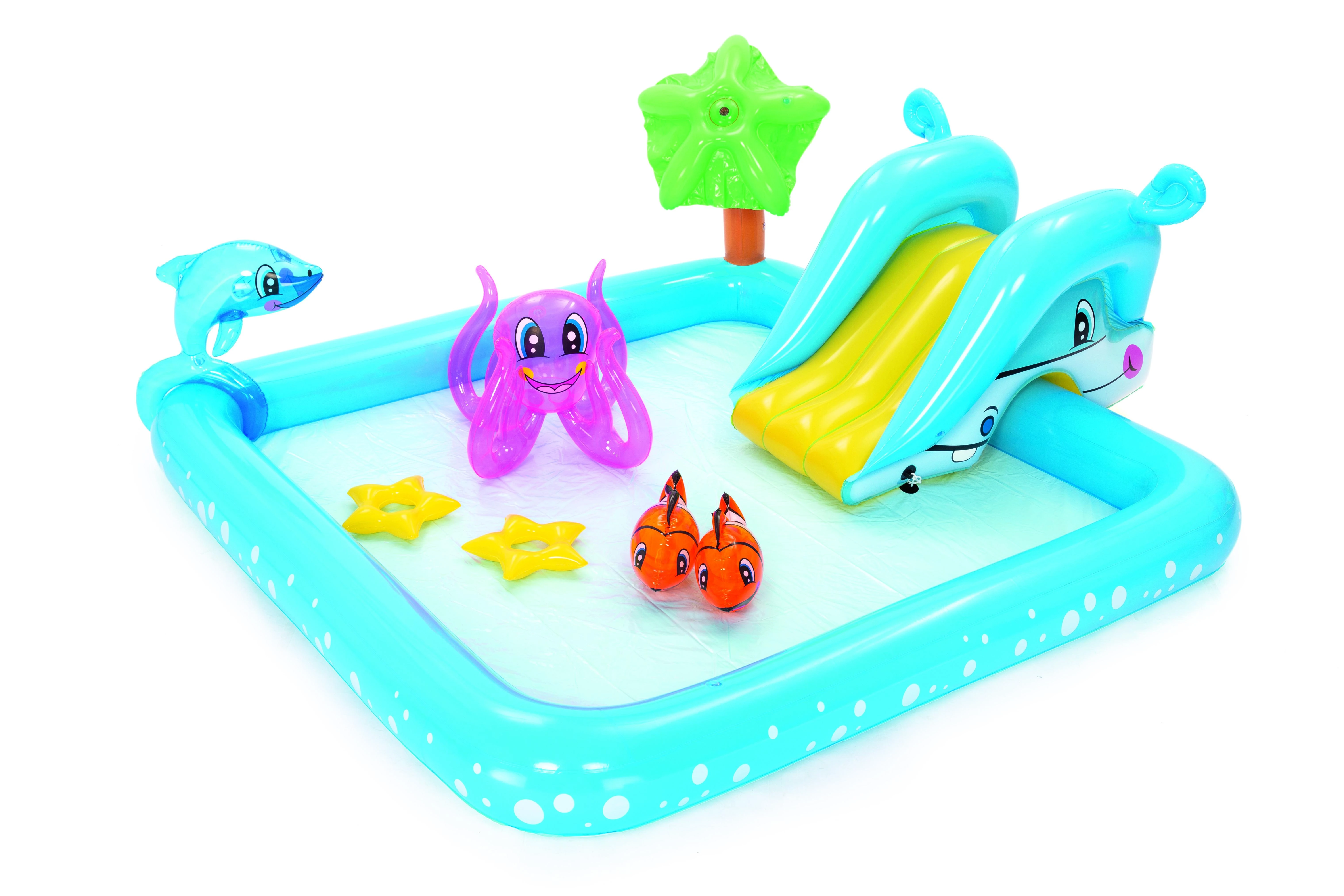 BESTWAY baseinas Fantastiškas akvariumas 239cm x 206cm x 86cm, 53052B