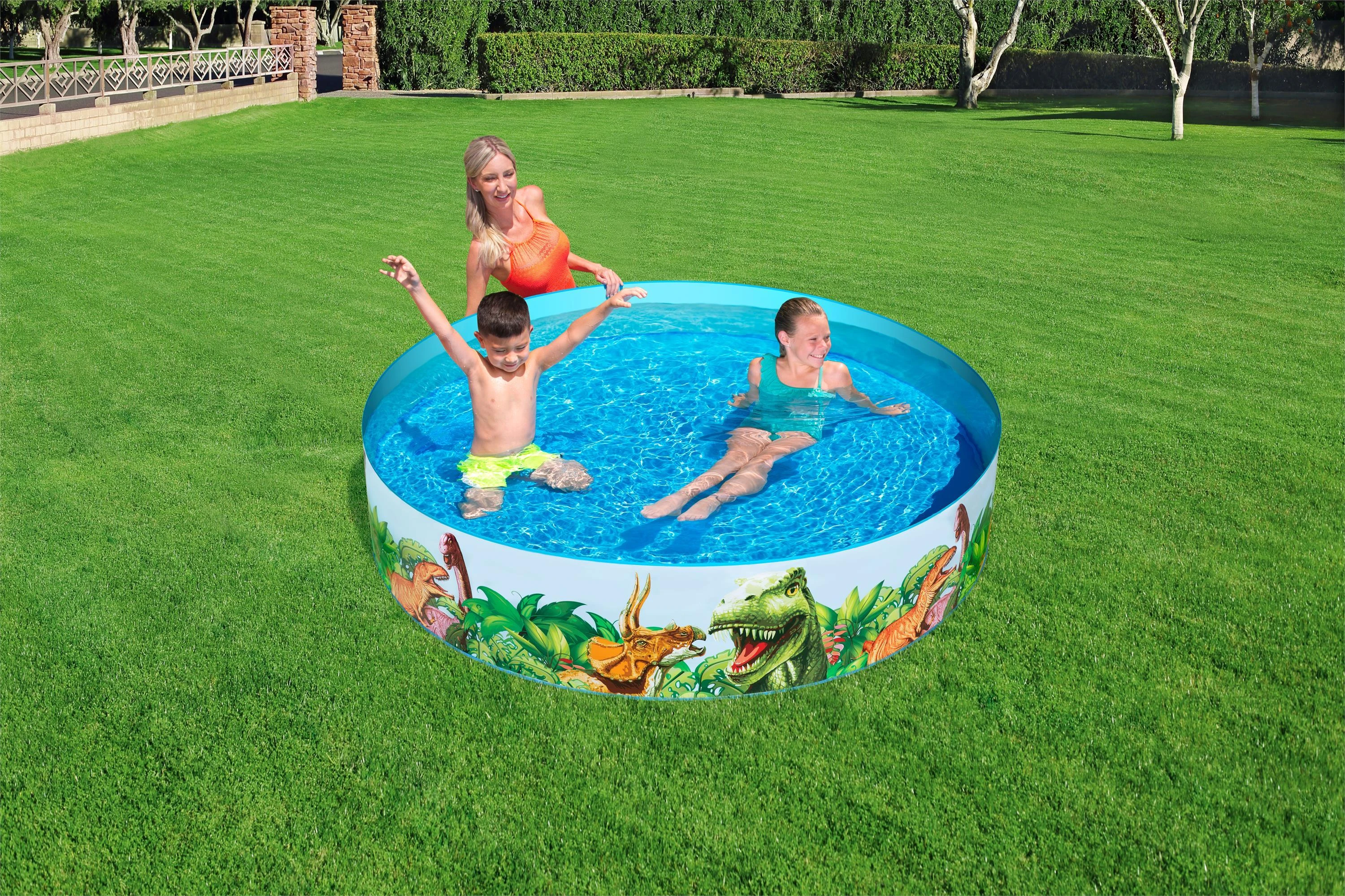 BESTWAY baseinas Dinosaur Fill'N Fun 2,44mx A46cm, 55001