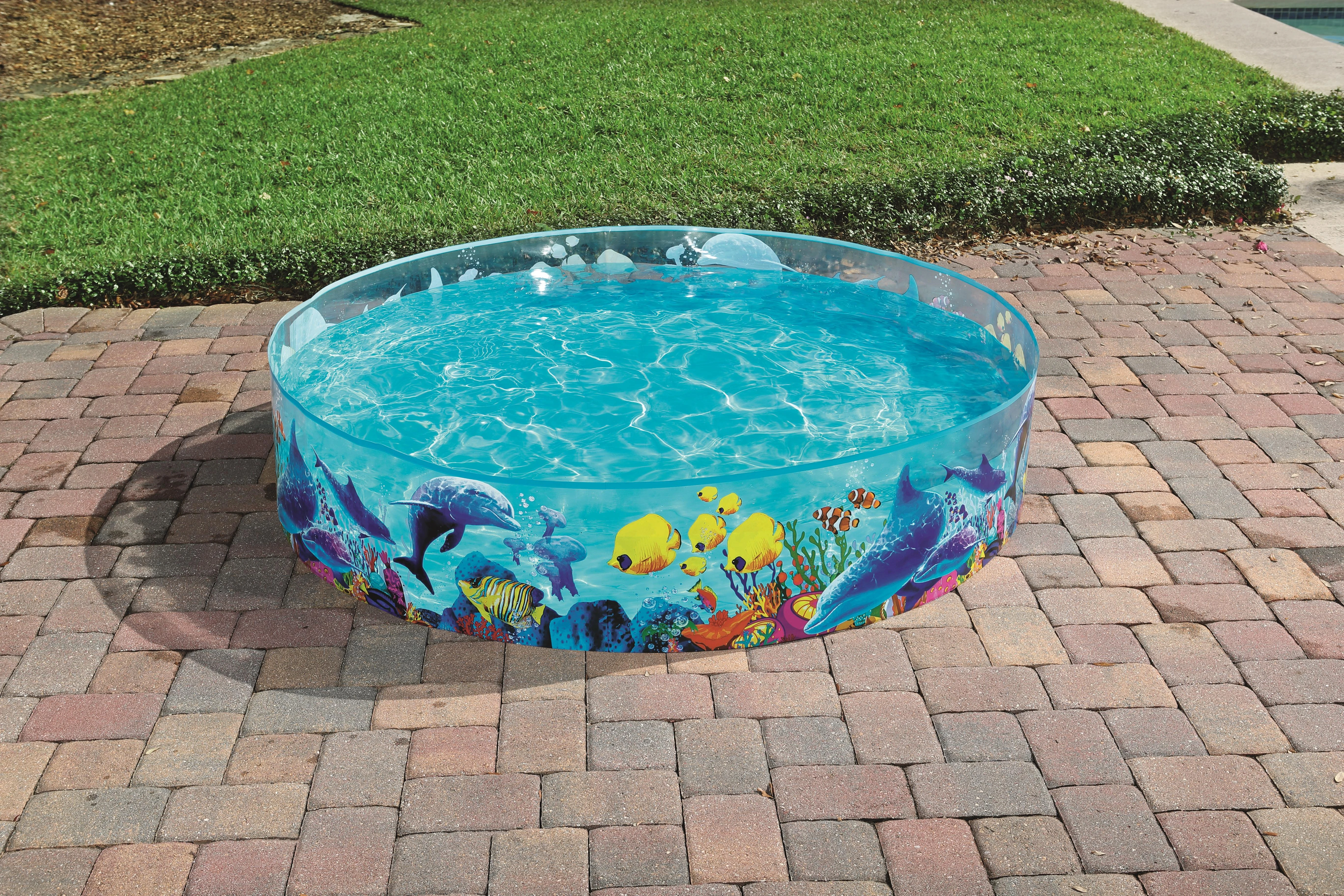 Ramstinis baseinas Bestway Fill N Fun Odyssey 55030, 183x38 cm, mėlynas