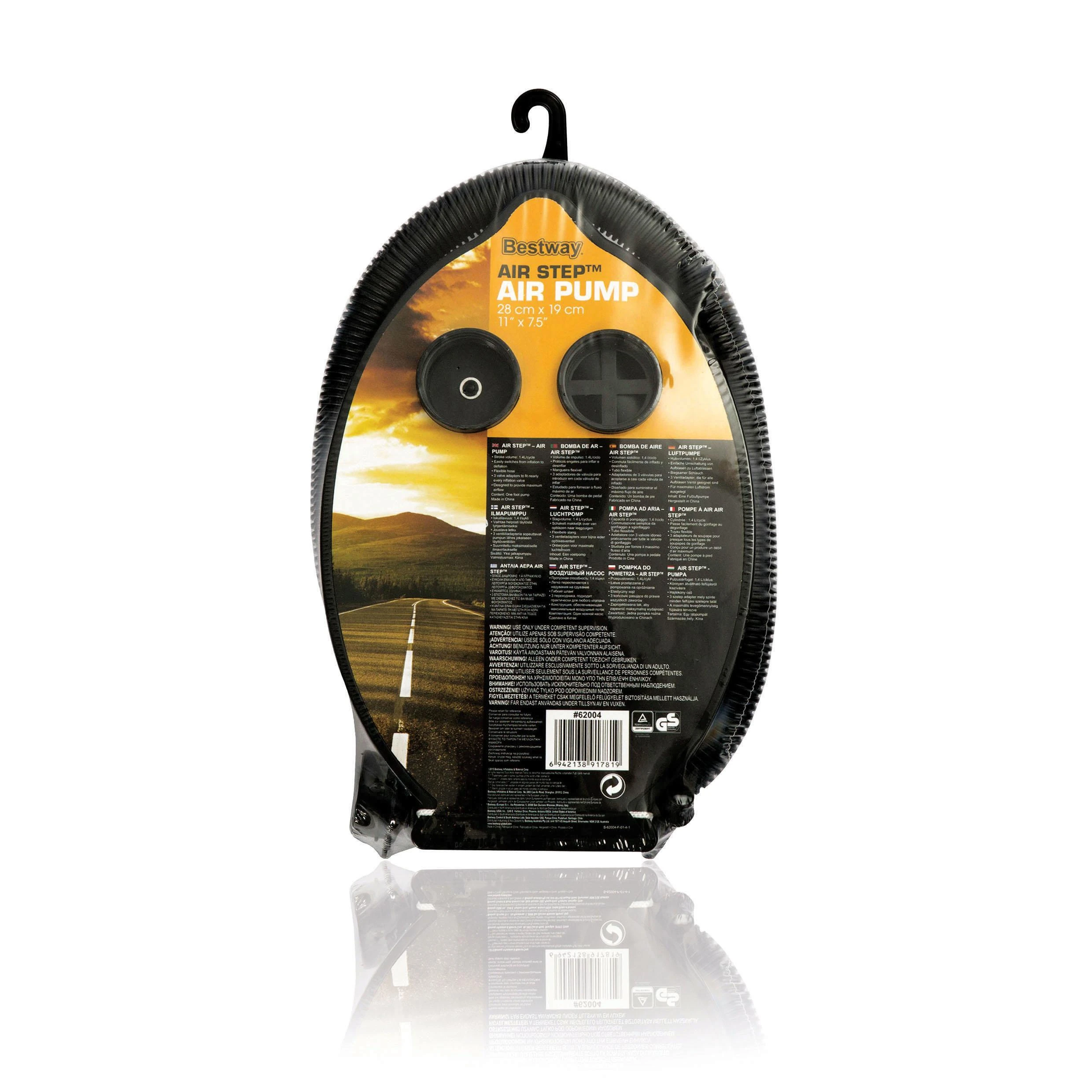 Bestway 62004 kojinė pompa Pripučiami daiktai Juoda, Geltona