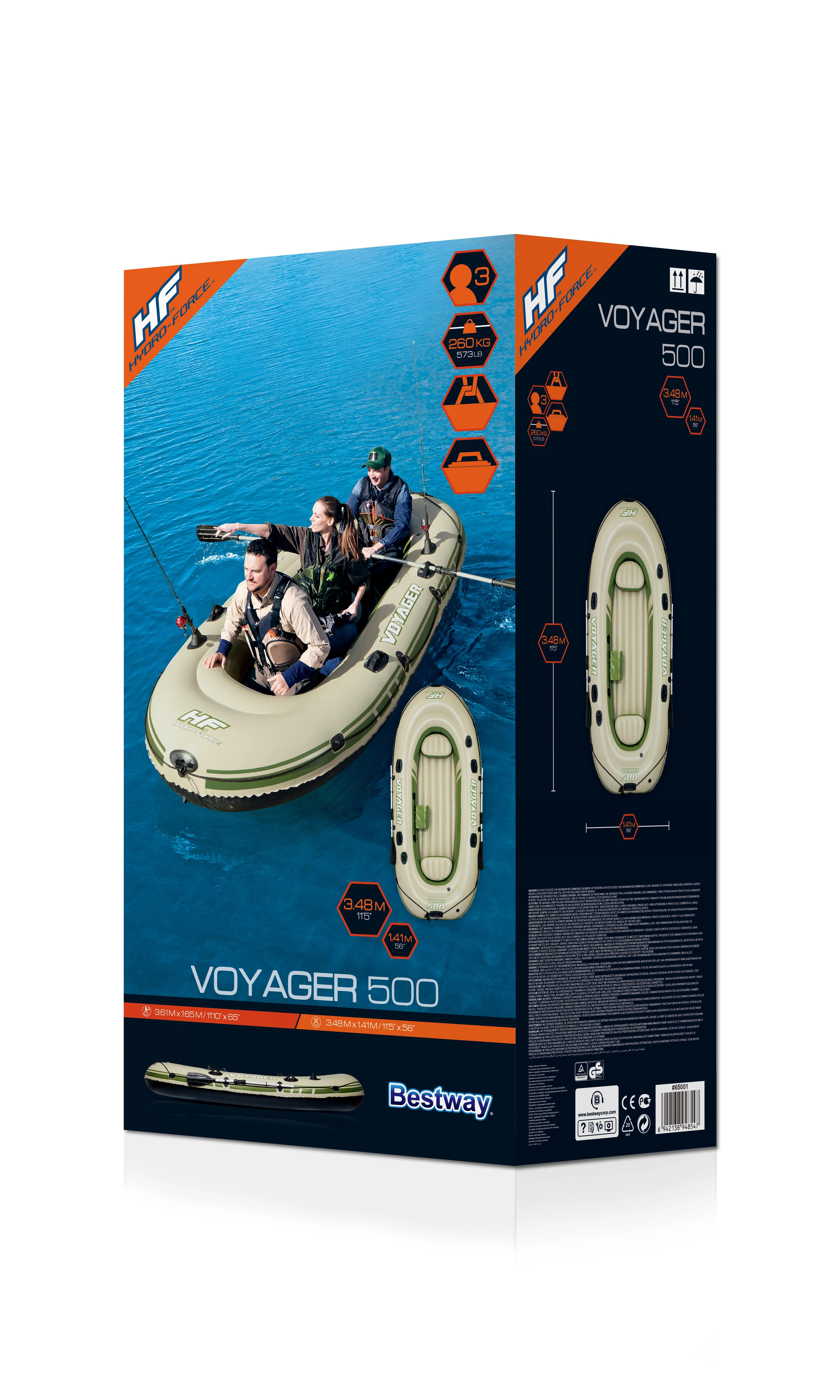 Bestway 65001 pripučiama valtis Kelionėms / poilsiui 3 žmogus (žmon.)