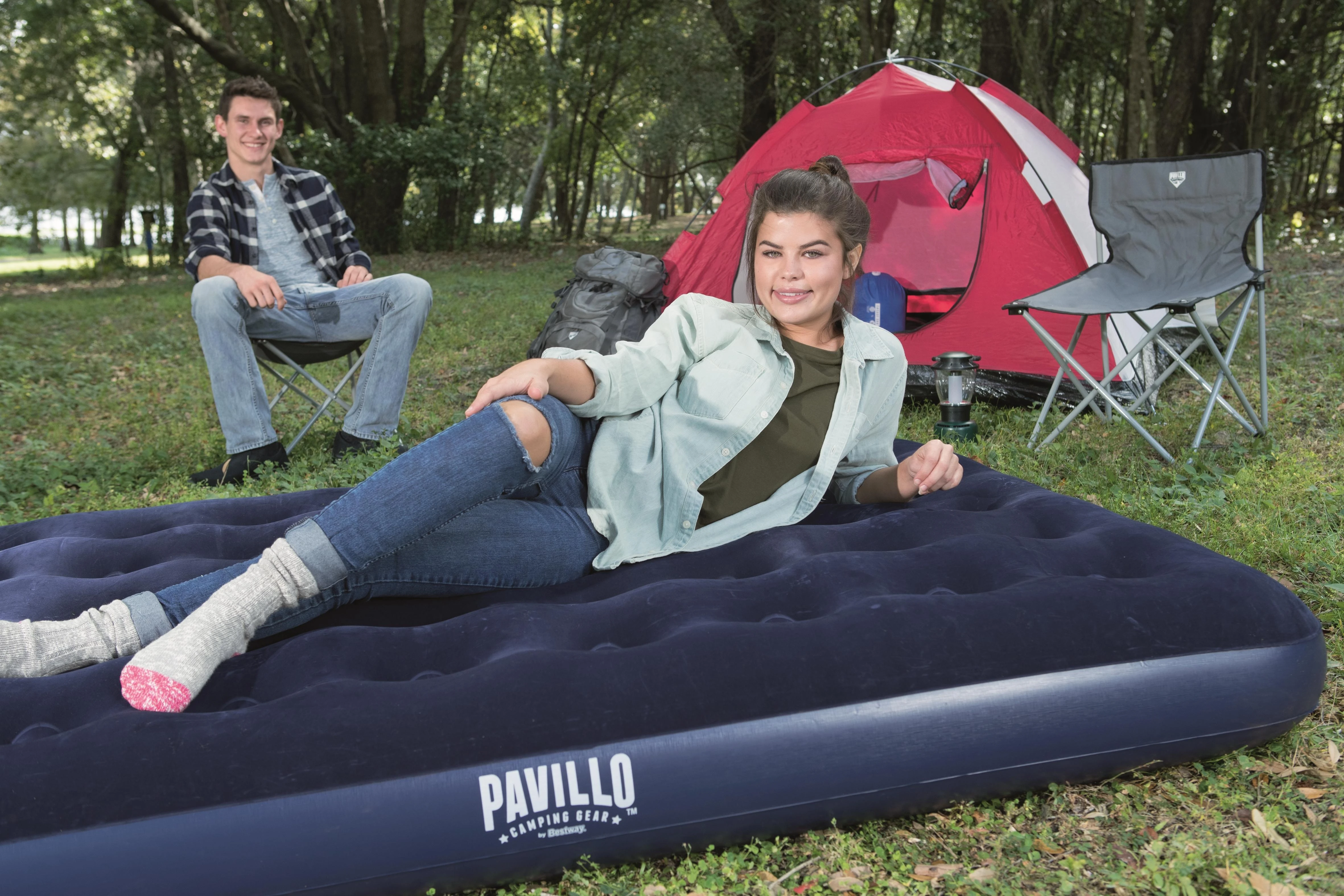 Bestway 67002 pripučiamas čiužinys Dvivietis čiužinys Mėlyna