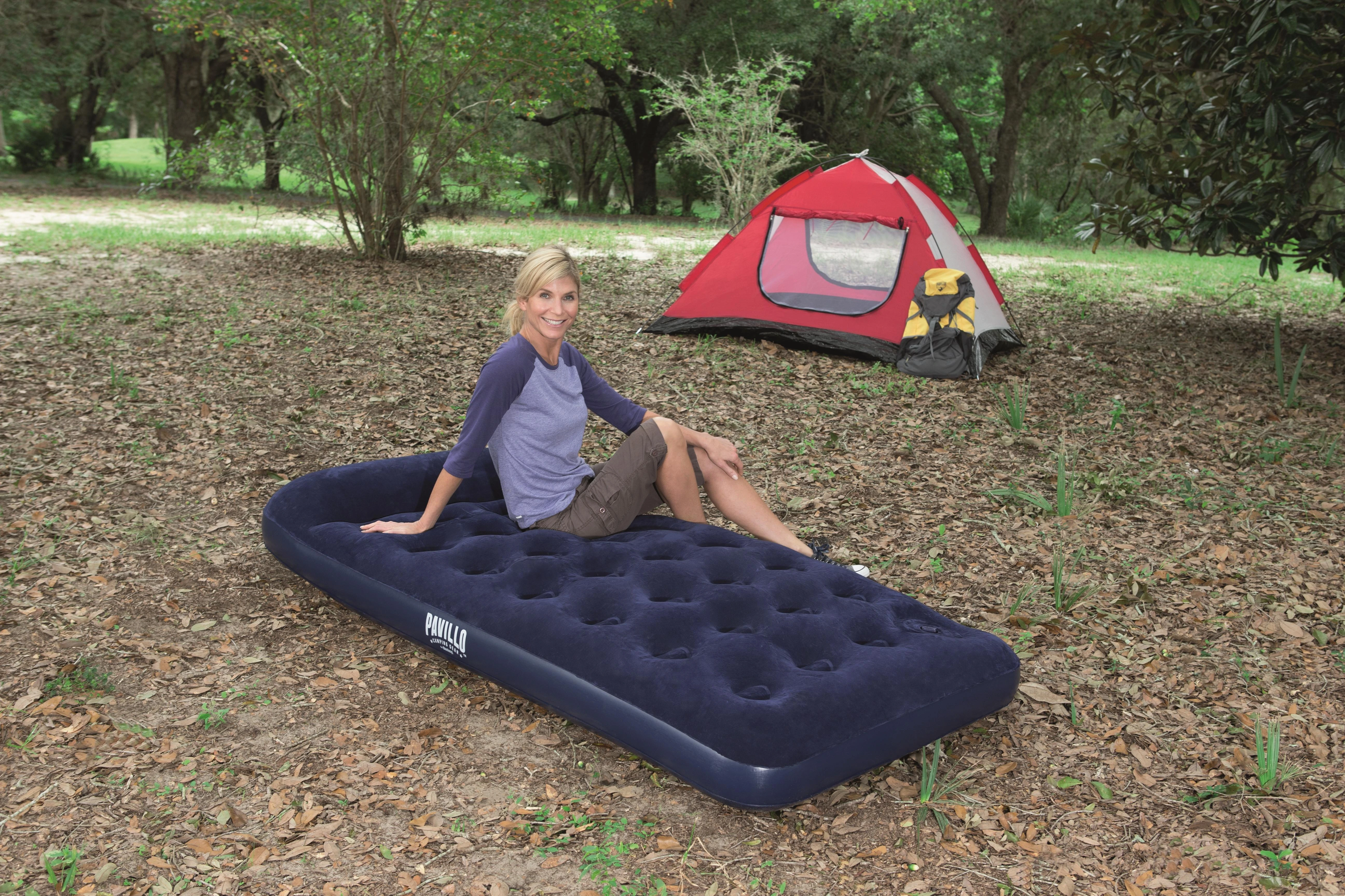 Bestway Pripučiamas vienvietis čiužinys su įmontuota kojine pompa ir pagalve 185x99x28cm 67224