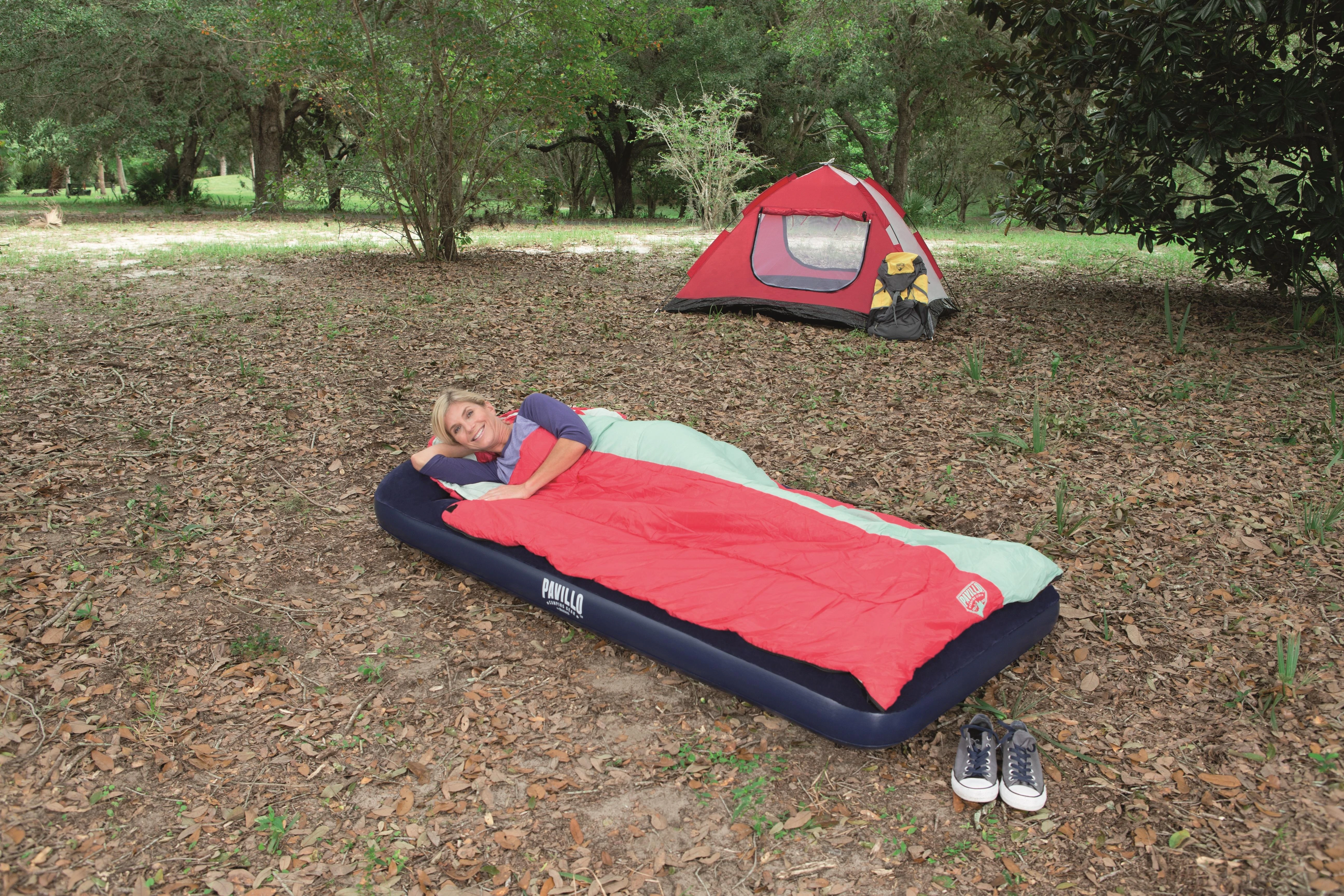 Bestway Pripučiamas vienvietis čiužinys su įmontuota kojine pompa ir pagalve 185x99x28cm 67224