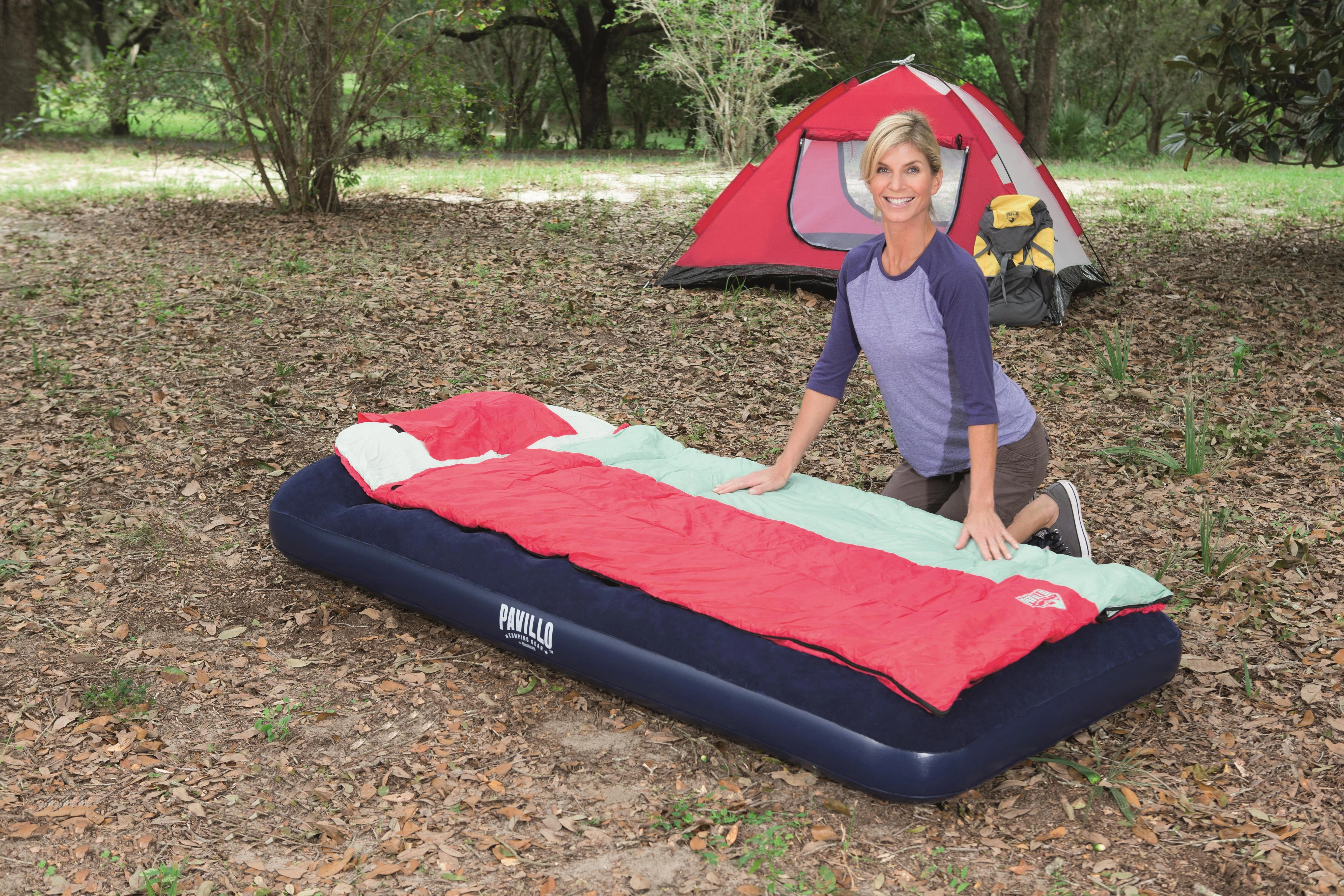 Bestway Pripučiamas vienvietis čiužinys su įmontuota kojine pompa ir pagalve 185x99x28cm 67224