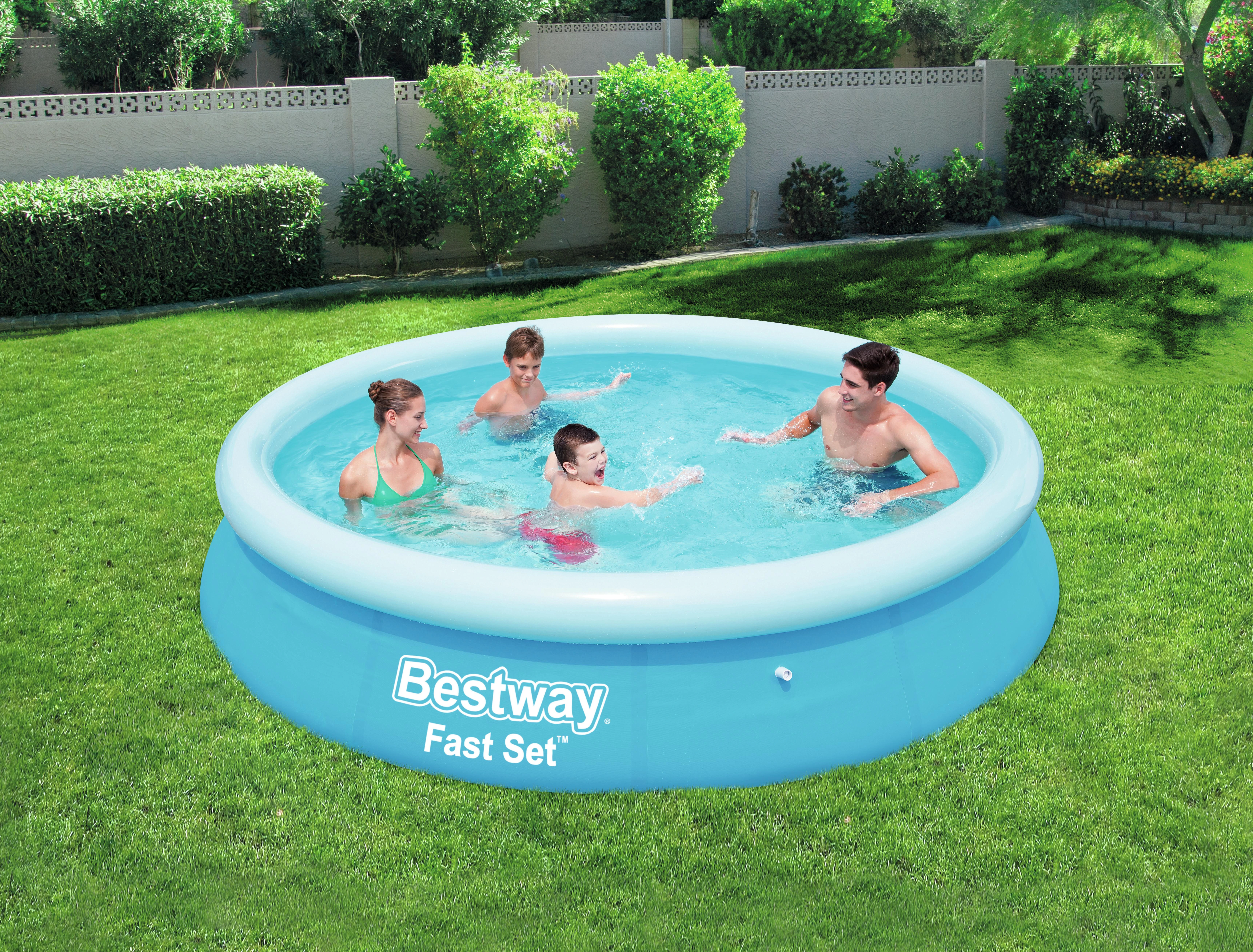 Bestway Fast Set 57273 antžeminis baseinas Pripučiamas baseinas Apskritas 5377 L Mėlyna
