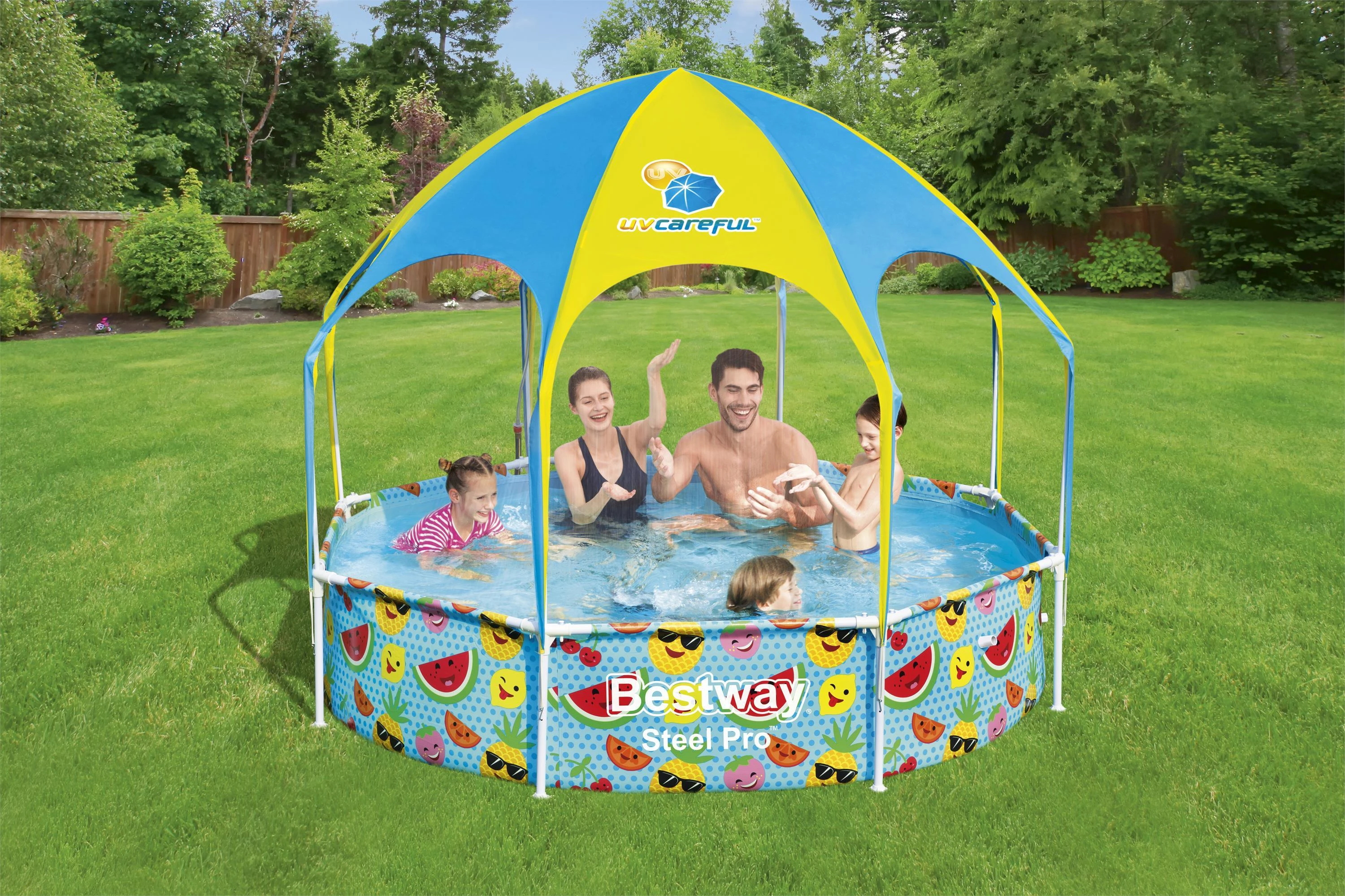 BESTWAY baseinas Pavėsyje purslų 2,44m x 51cm, 56432