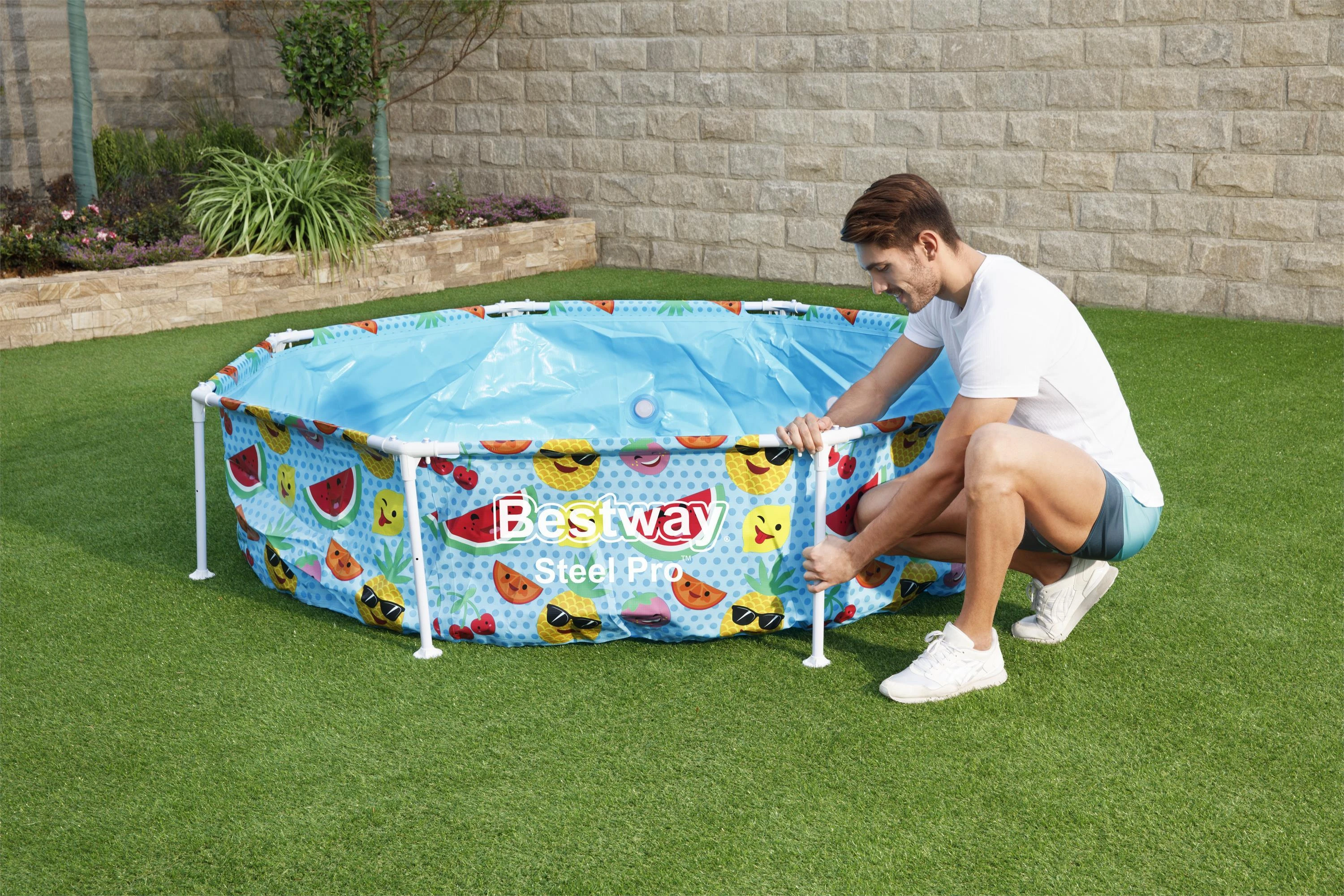 BESTWAY baseinas Pavėsyje purslų 2,44m x 51cm, 56432