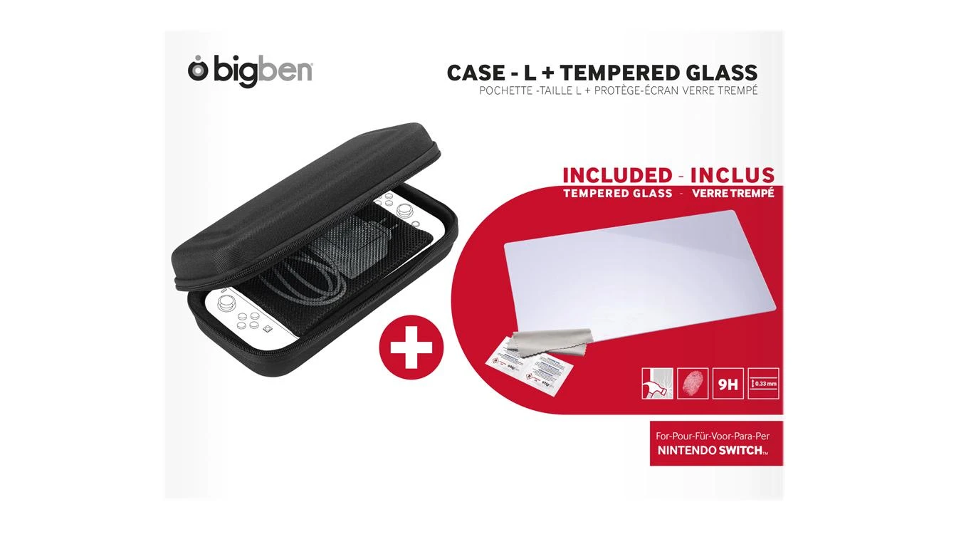 Big Ben Bigben Interactive SWITCHPACK5 nešiojamojo žaidimų kompiuterio dėklas Nintendo Juoda