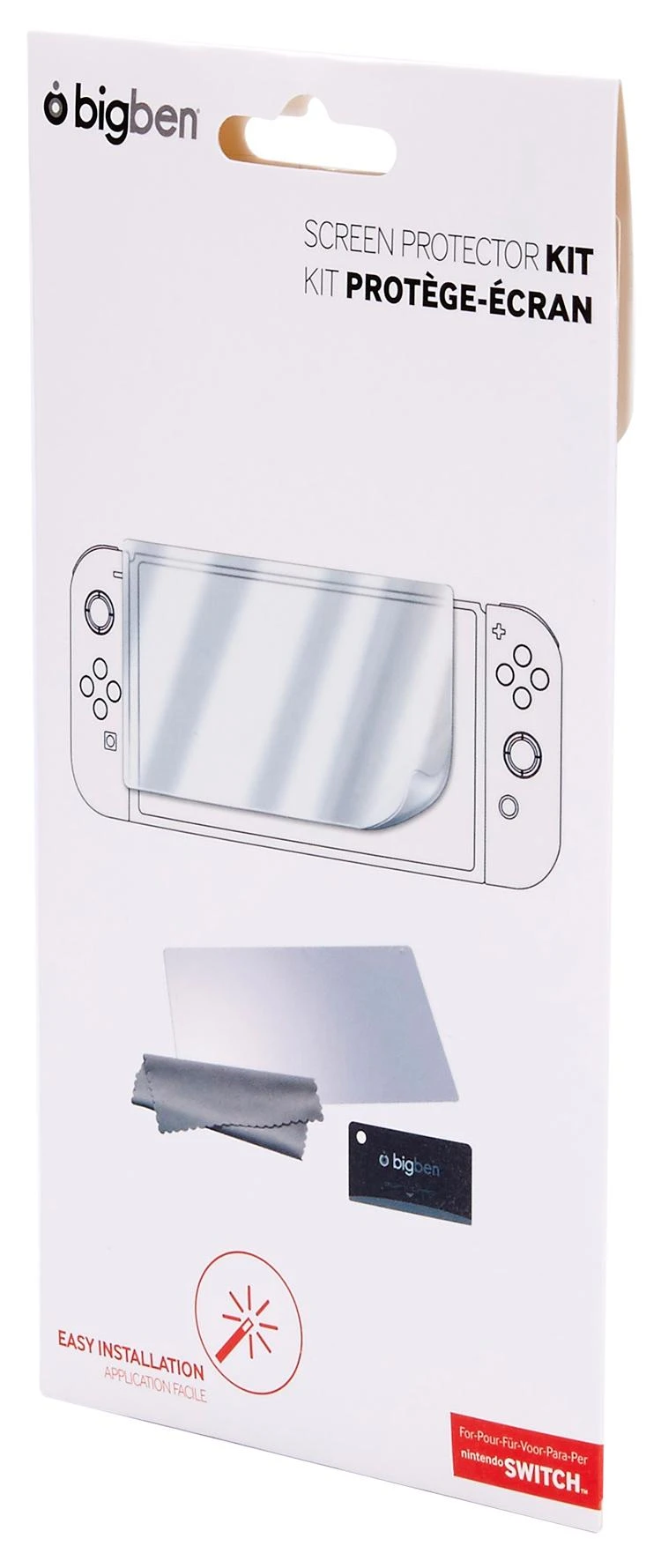 Big Ben Bigben Interactive SWITCHPROTECTKIT ekrano apsauga Skaidri ekrano apsauga Žaidimų konsolė Nintendo 1 vnt
