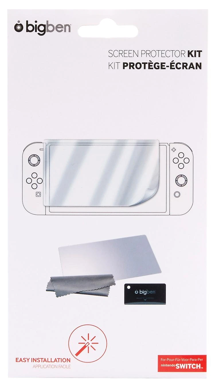 Big Ben Bigben Interactive SWITCHPROTECTKIT ekrano apsauga Skaidri ekrano apsauga Žaidimų konsolė Nintendo 1 vnt