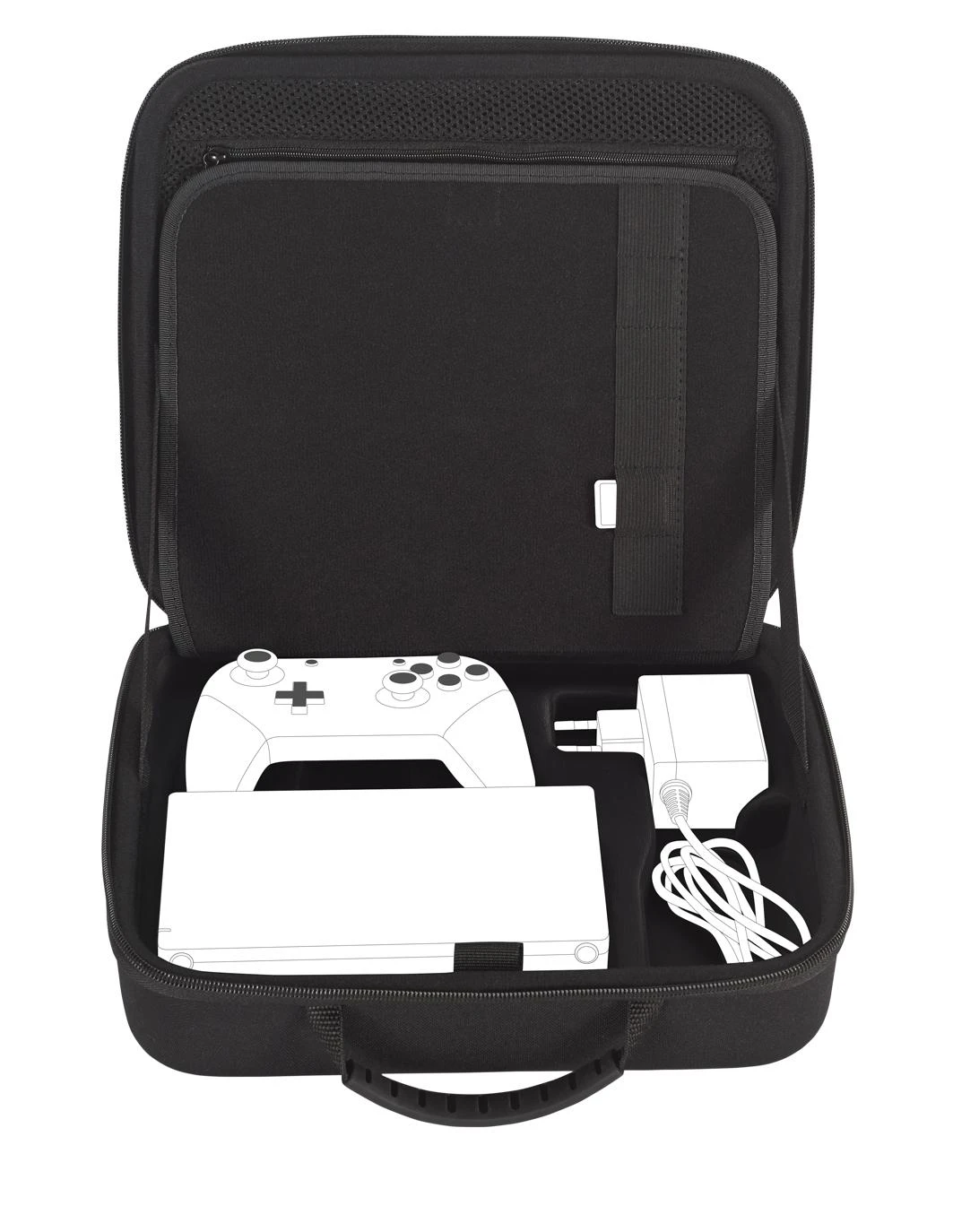 Big Ben Bigben Interactive SWITCHSTORAGECASE nešiojamojo žaidimų kompiuterio dėklas Kietas dėklas Nintendo Juoda
