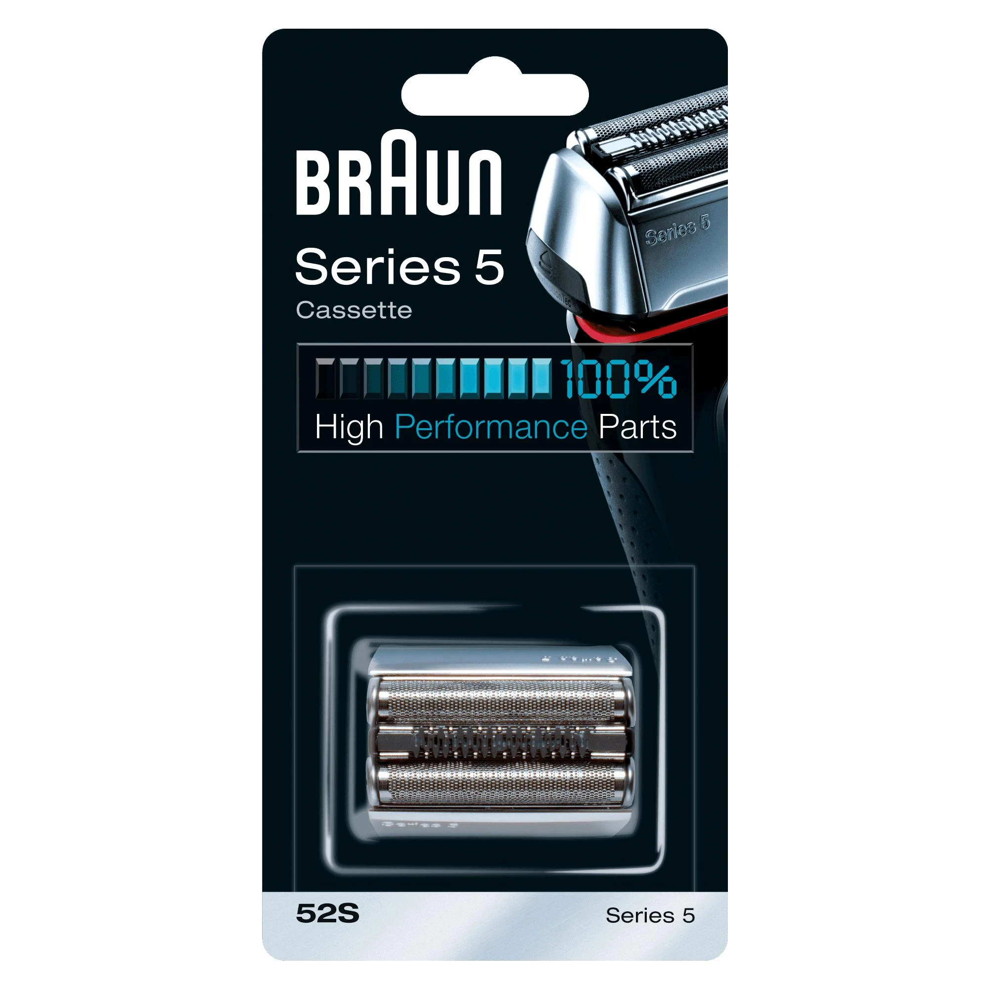 Braun 52S skustuvo kasetė pakuotėje