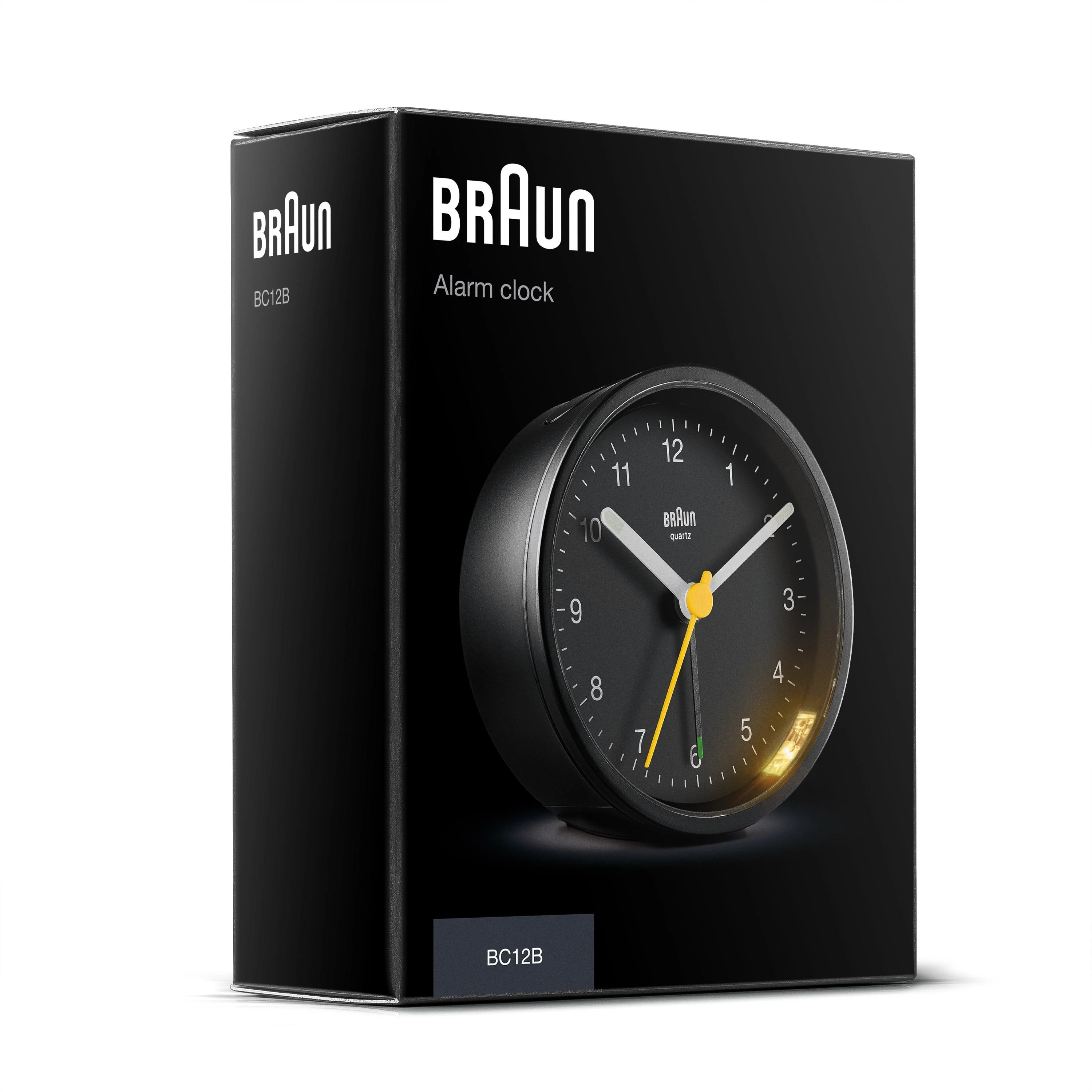 Braun BC12 Kvarcinis žadintuvas Juoda