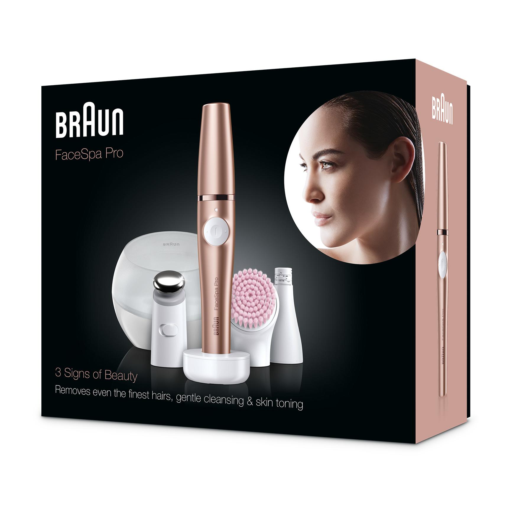 Braun FaceSpa Pro 921 Bronza, Balta 10 pincetai