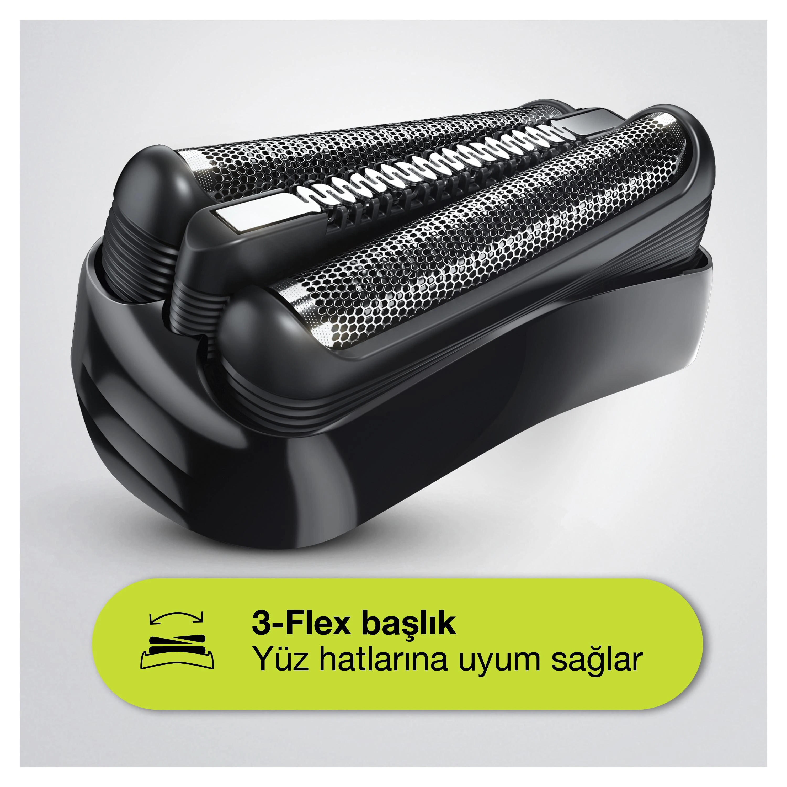 Barzdaskutė Braun Series 3 310BT Skustuvas Apkarpymo mašinėlė Juoda, Mėlyna