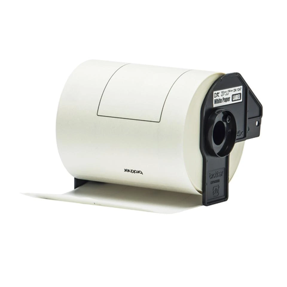 Brother | DK-11247 | Juodas on Baltas | 180 labels per roll | 10.3 x 16.4 cm