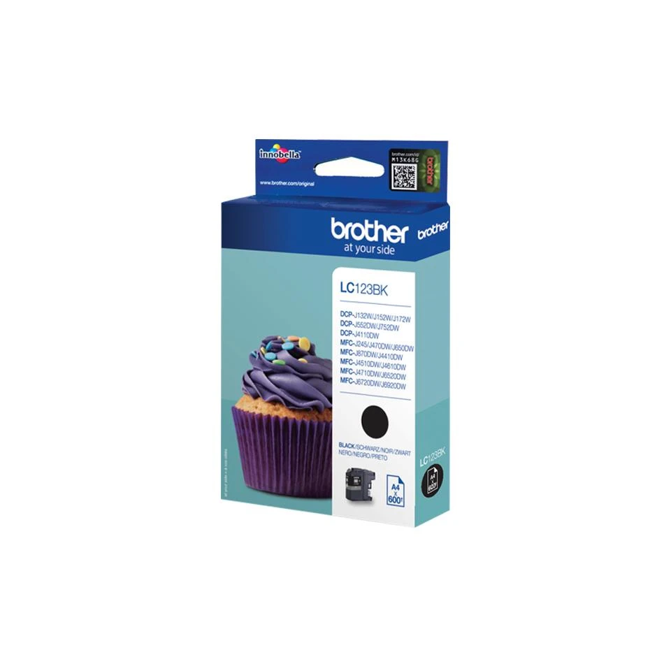 Brother LC123BK | Ink Cartridge | Juodas