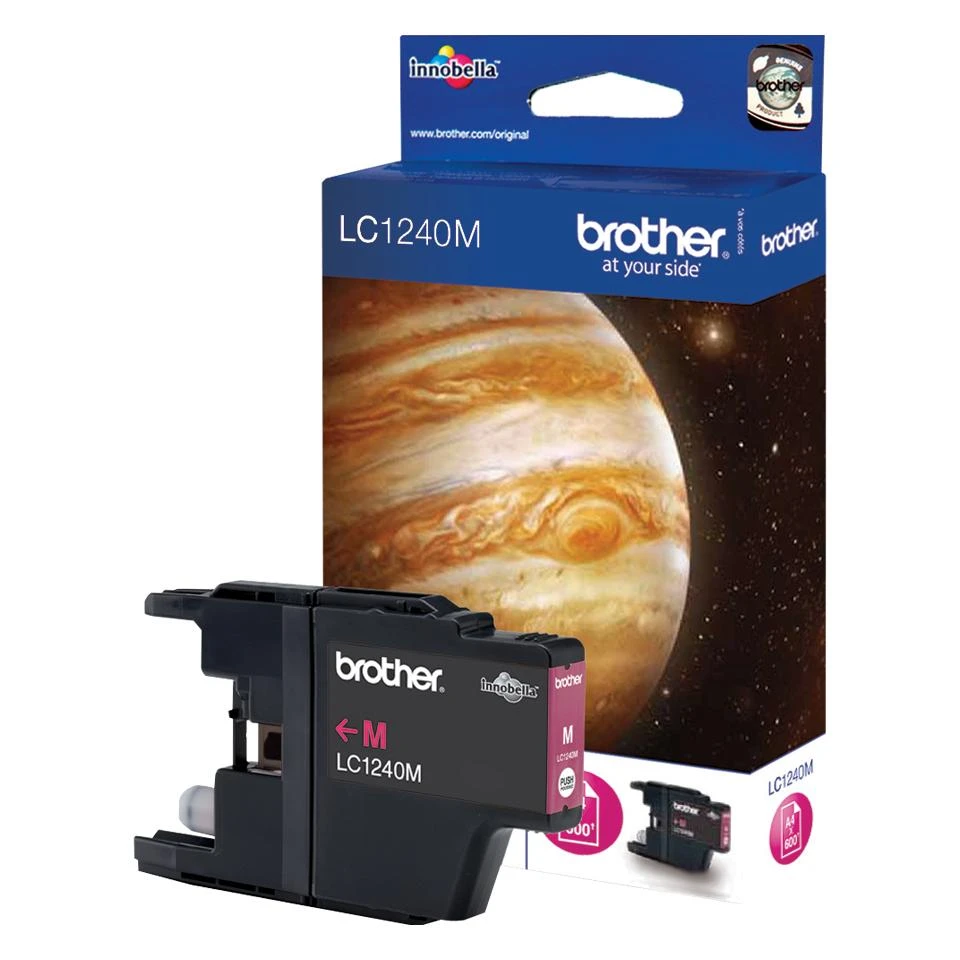 Rašalo kasetė Brother LC1240M, purpurinė